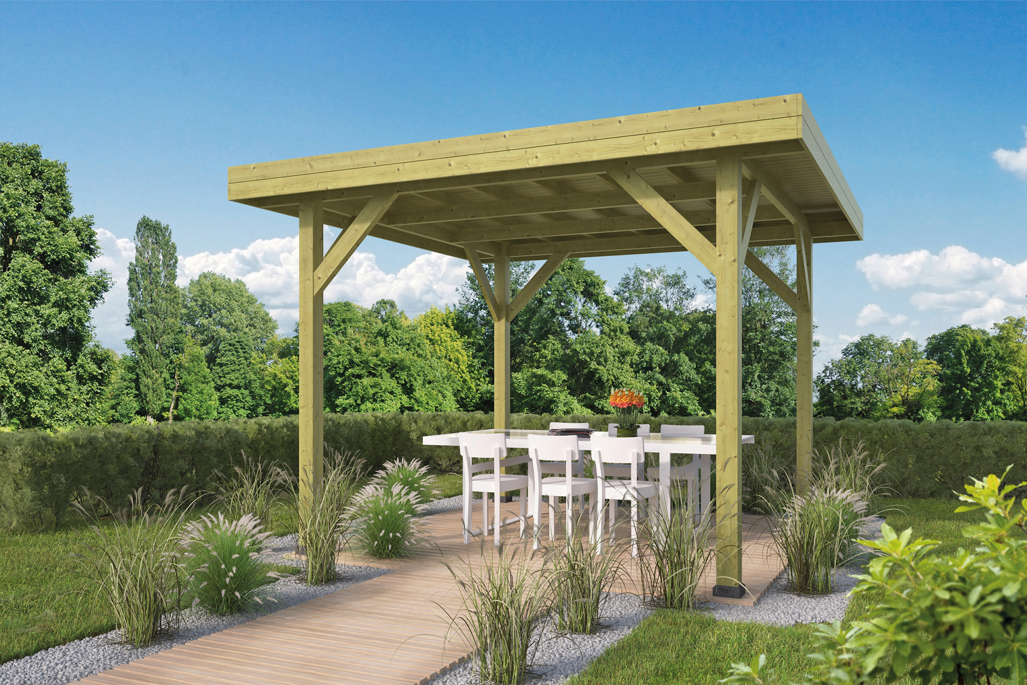 Medium modern gazebo