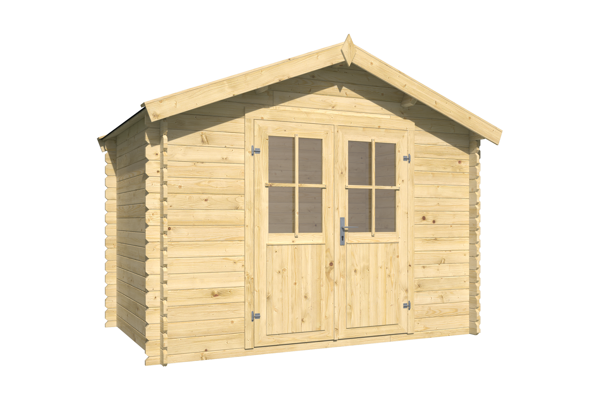 Blokhut - Tuinhuis Somo | 28 mm | onbehandeld