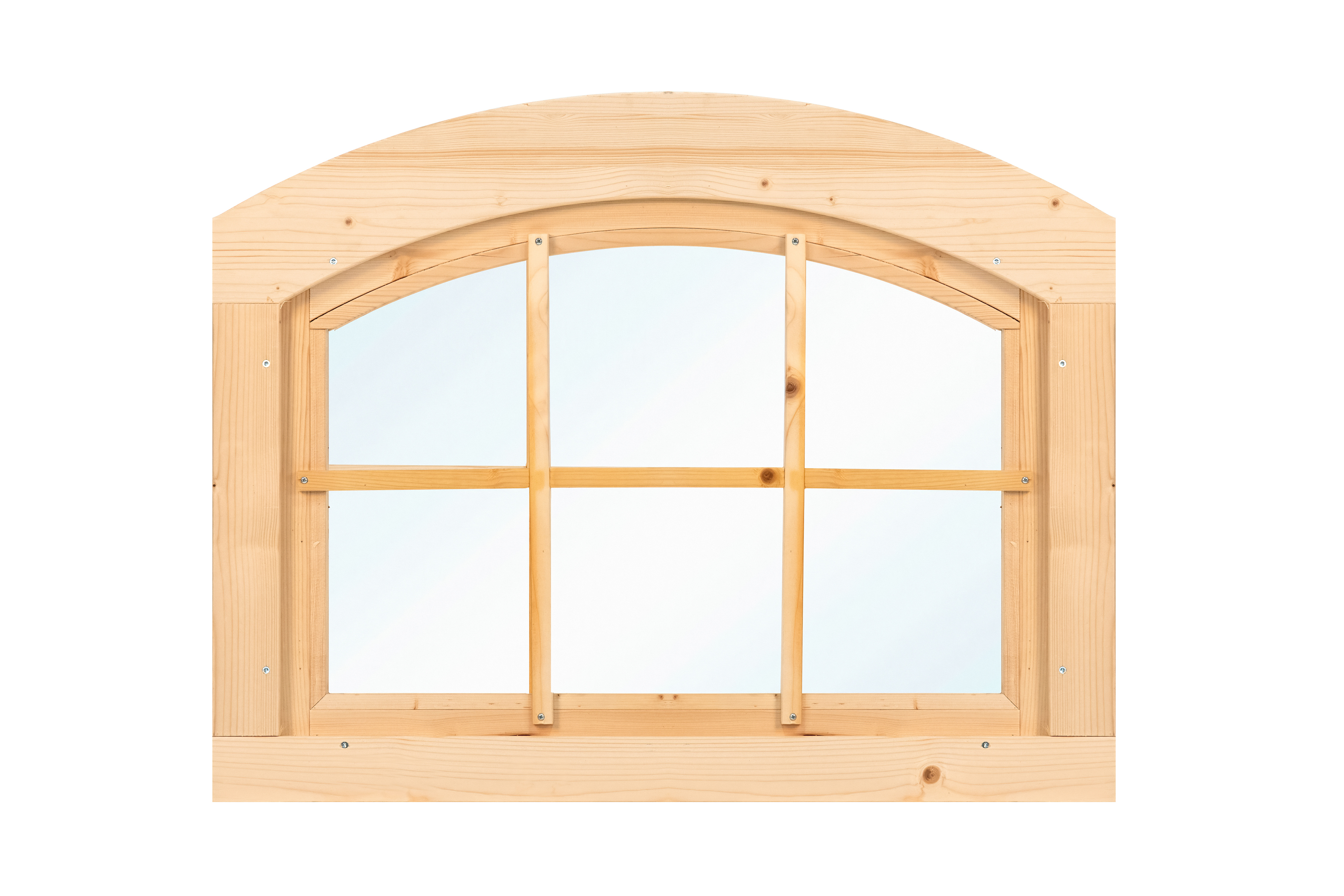 Fixed window + frame with rods W7 Stable window model single glazing | C7008