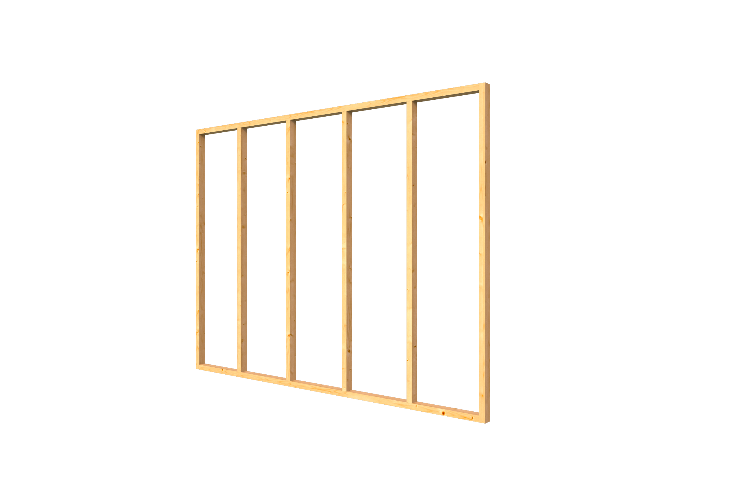 Regelwerk Type H achterwand kapschuur Economy Red Class Wood 400 x 120 cm