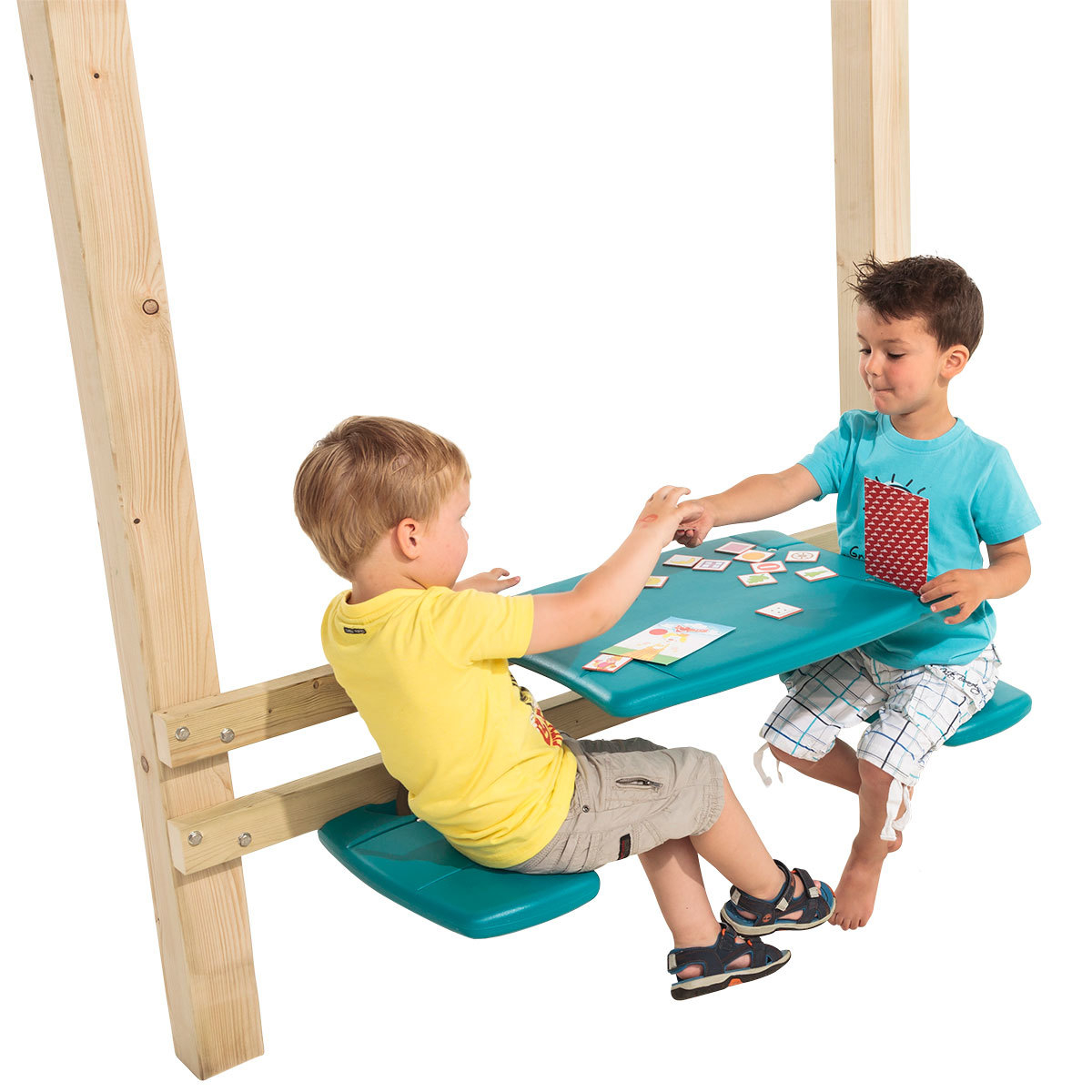 Aanbouwpicknickset, geschaafd grenen