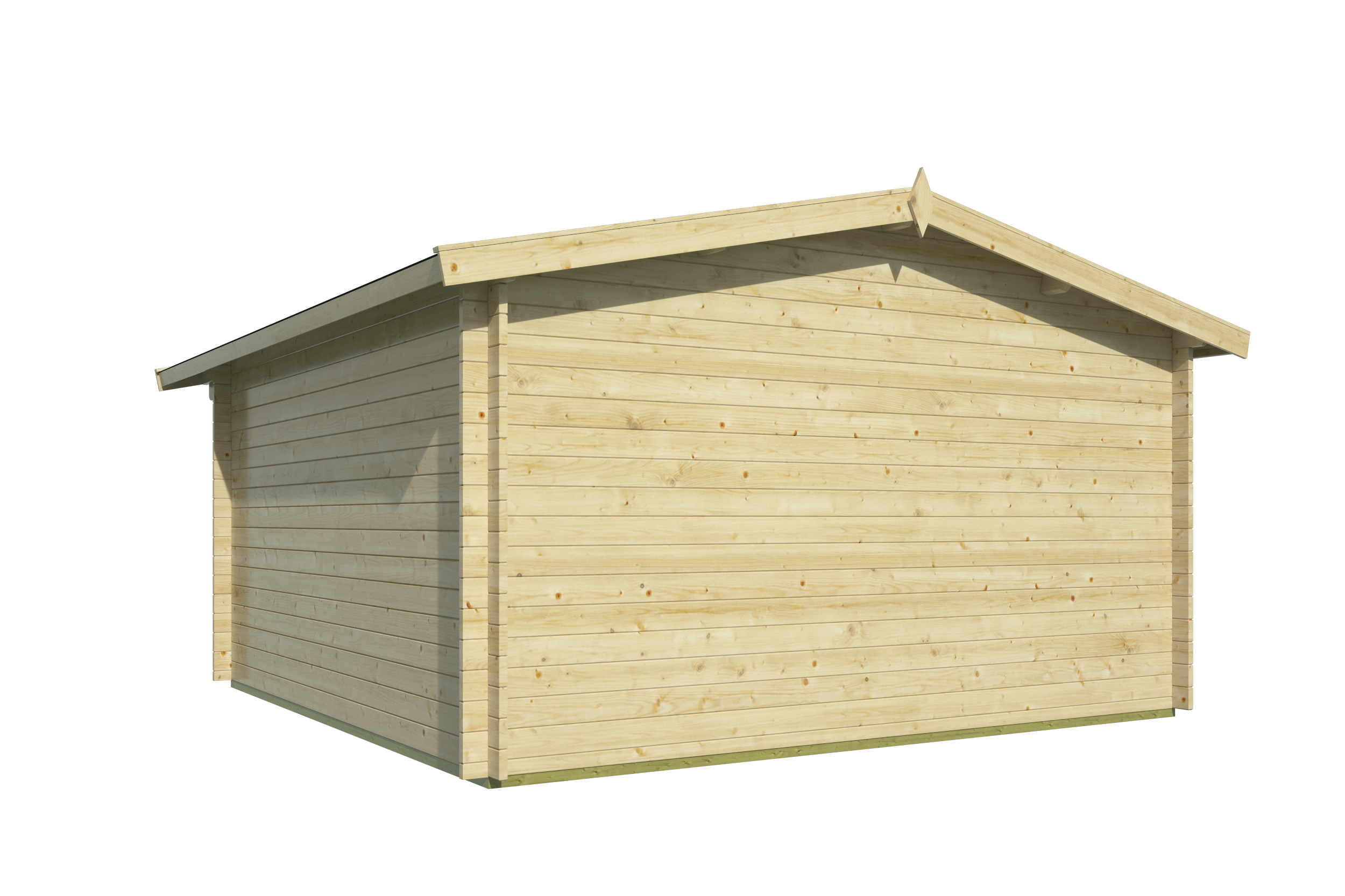 Blokhut - Tuinhuis Torrent | 34 mm | vuren grijs geïmpregneerd Blokhut - Tuinhuis Torrent | 34 mm | vuren grijs geïmpregneerd
