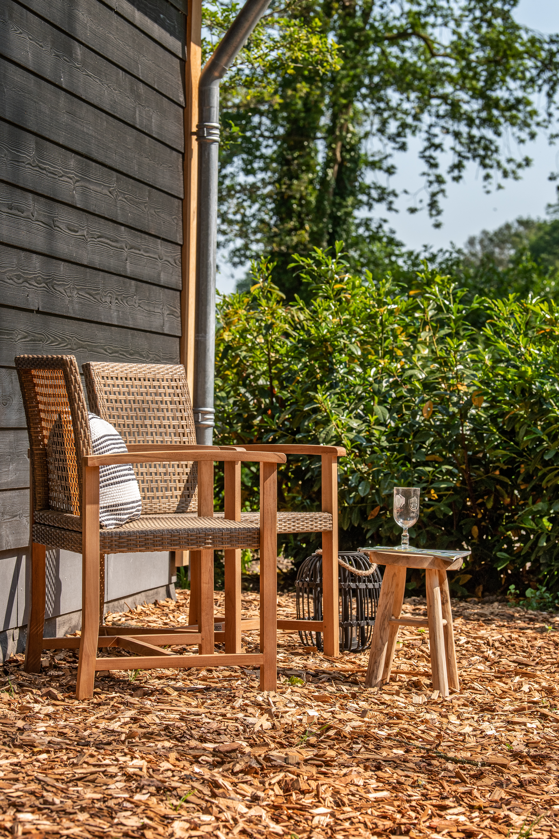 Teak garden chair Blitar (set of 2 chairs)