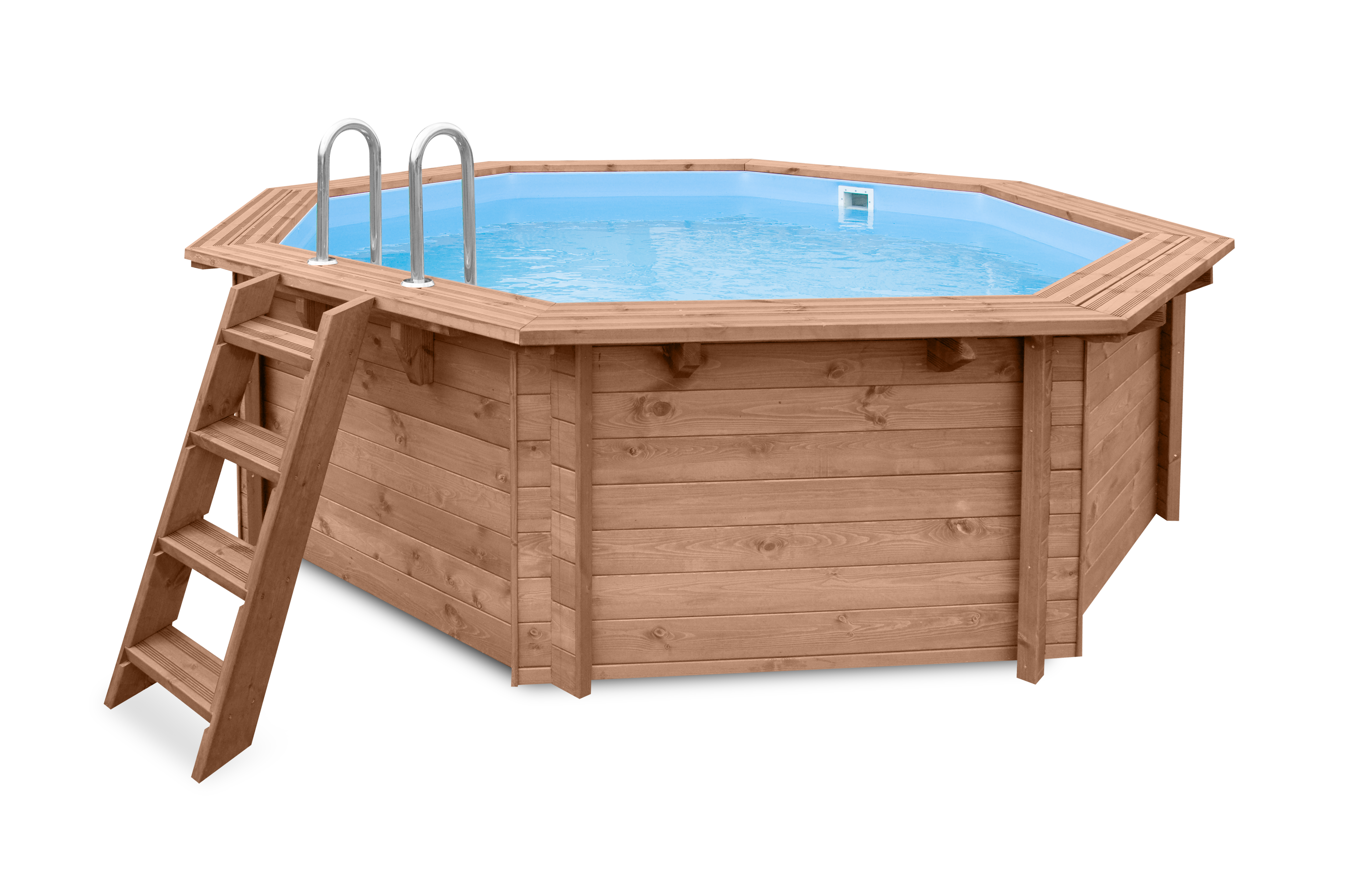 Luxus-Schwimmbad aus Holz Cabana Beach 434x401x116cm