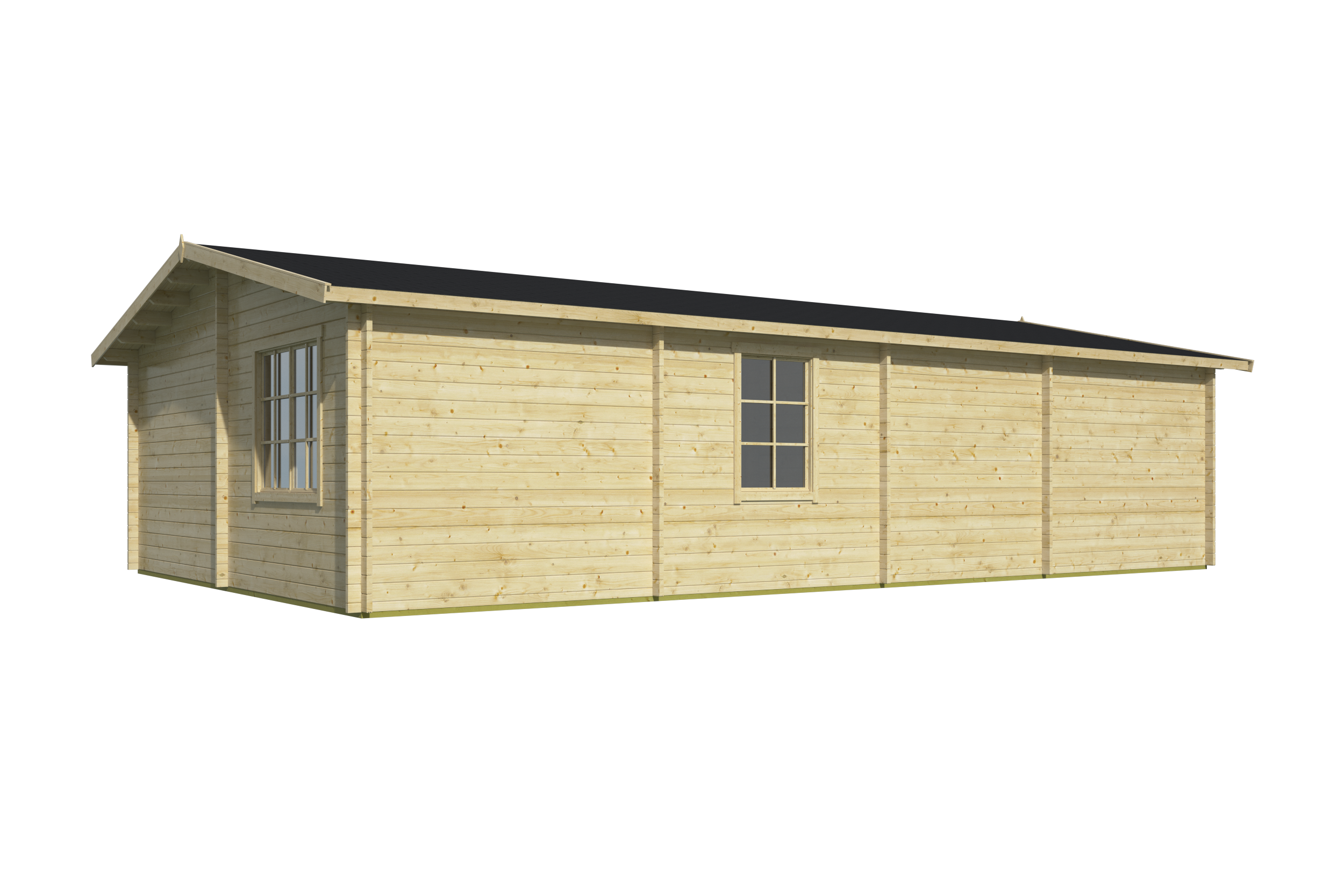 Blokhut - Tuinhuis Navarra | 44 mm | onbehandeld
