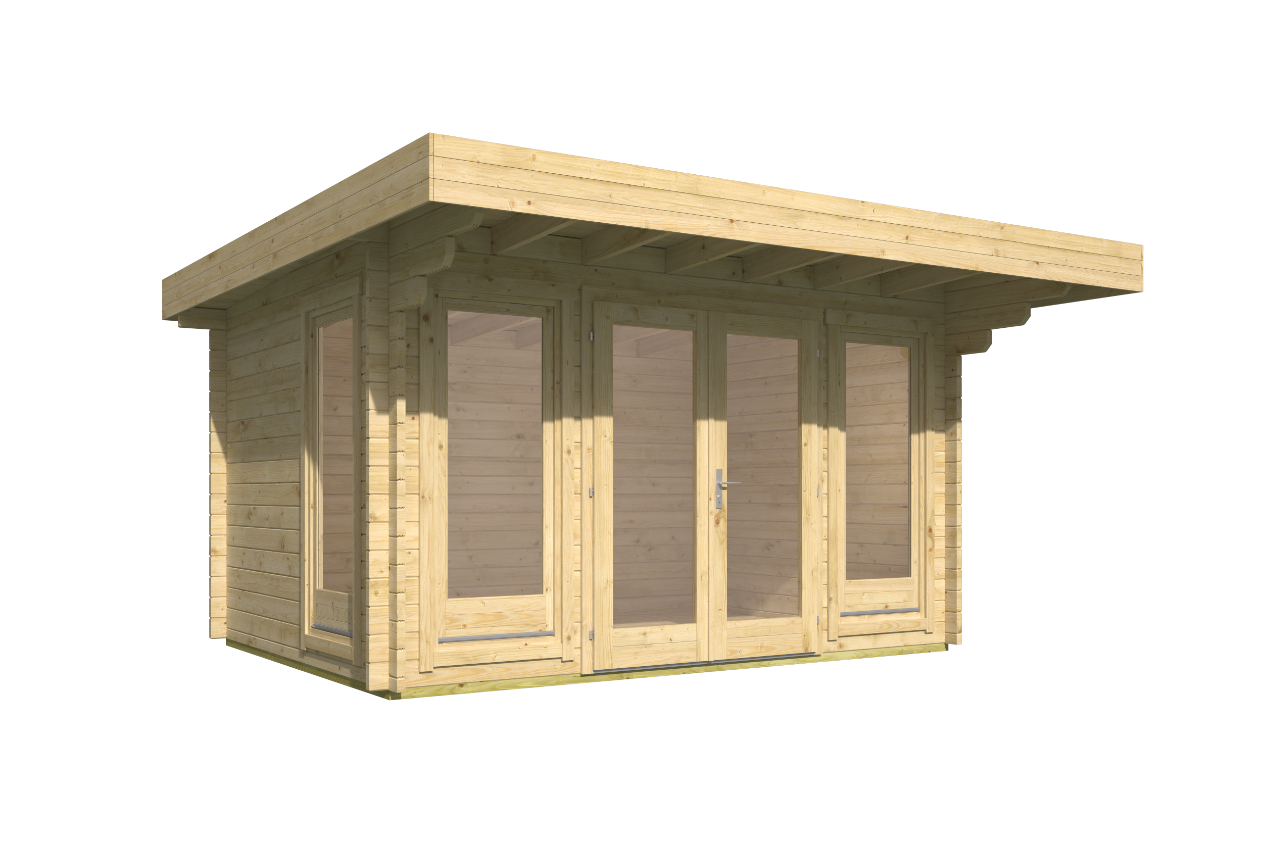 Blokhut - Tuinhuis James | 44 mm | vuren onbehandeld