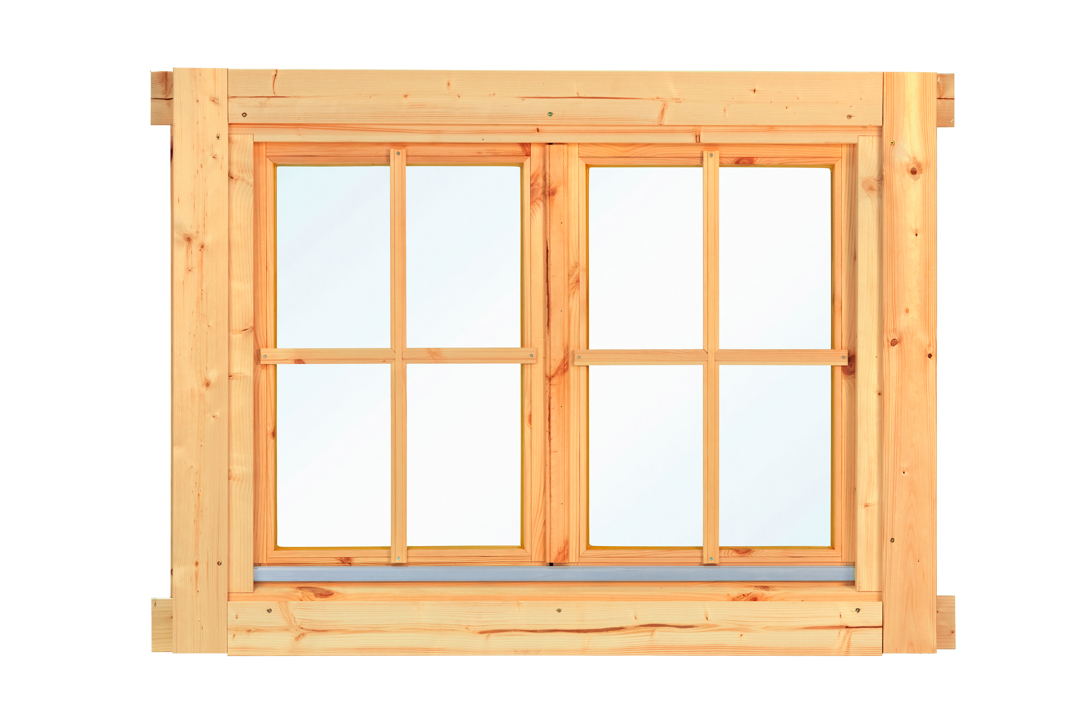 Red Class Wood draai- /kiepraam dubbel L6 vuren 128,5 x 100,5 cm