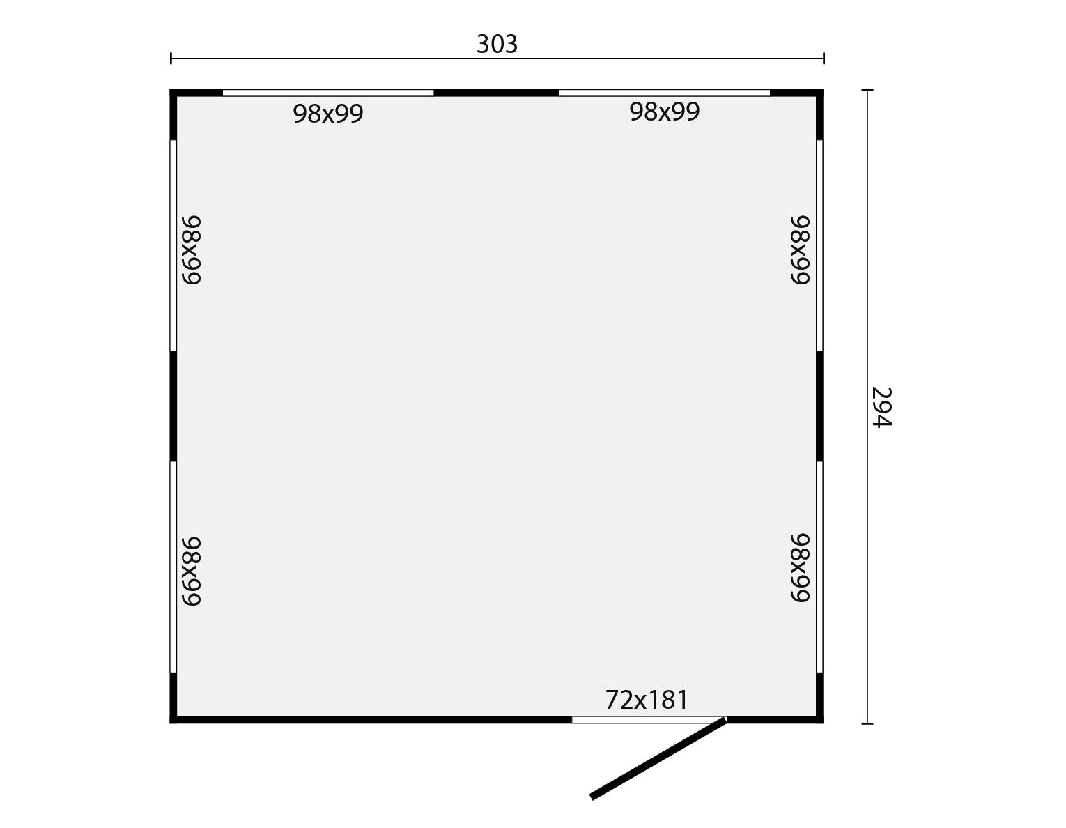 Gebäudeplan Kiosk Moose