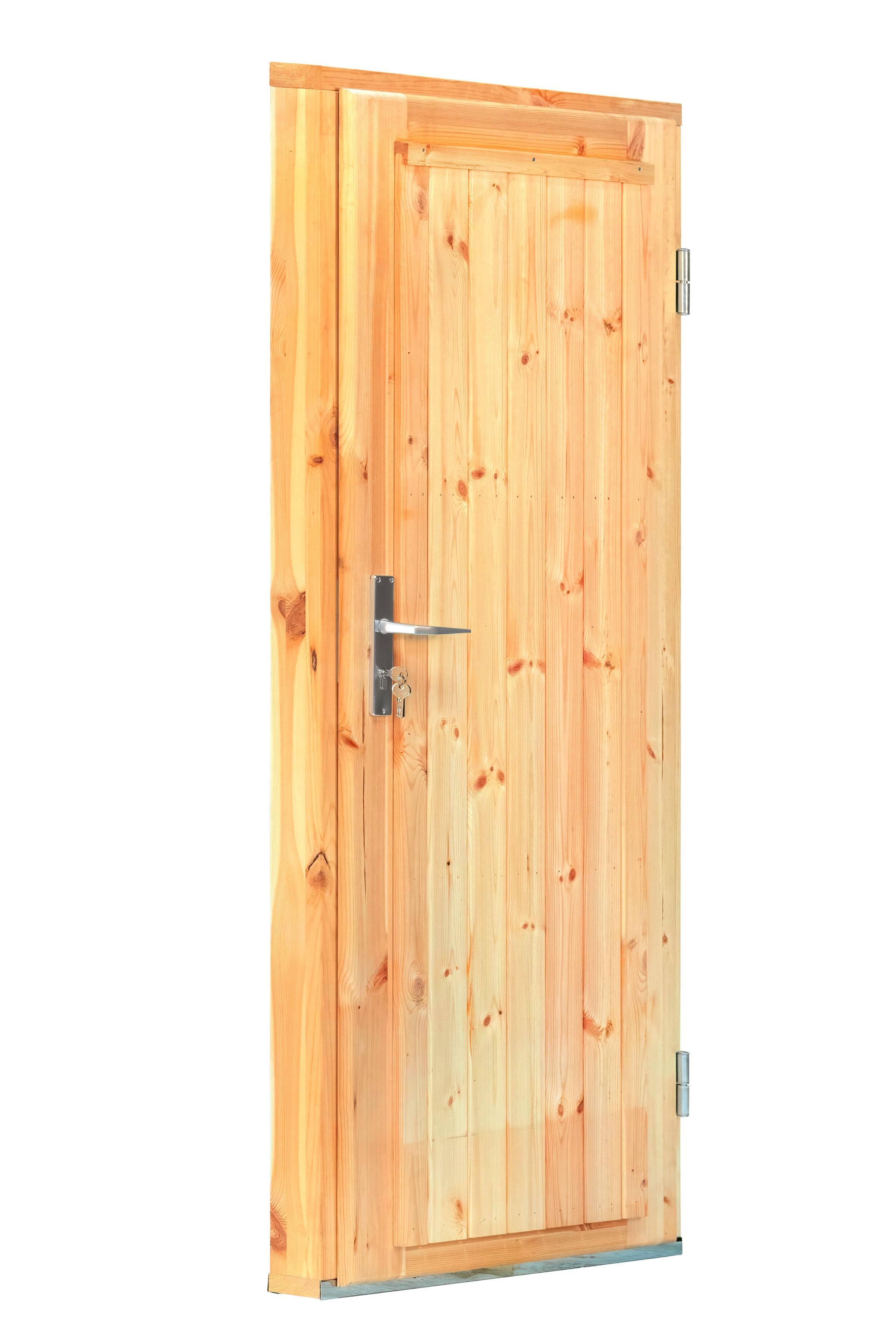 Deur enkel DL10 RS vuren 90,5 x 196 cm | Red Class Wood geïmpregneerd