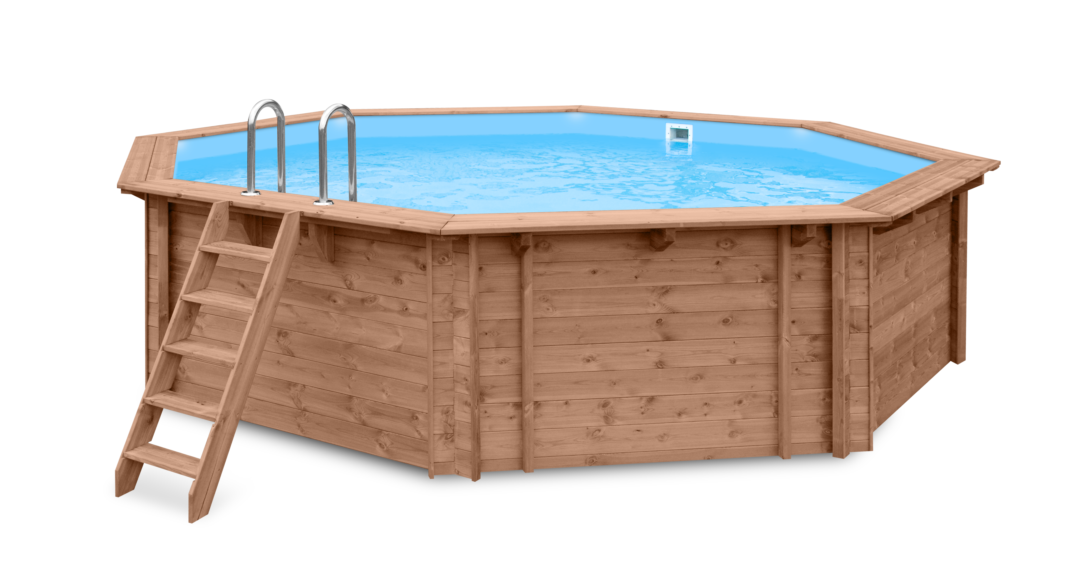 Luxe houten zwembad Kokomo Beach 560x517x129cm