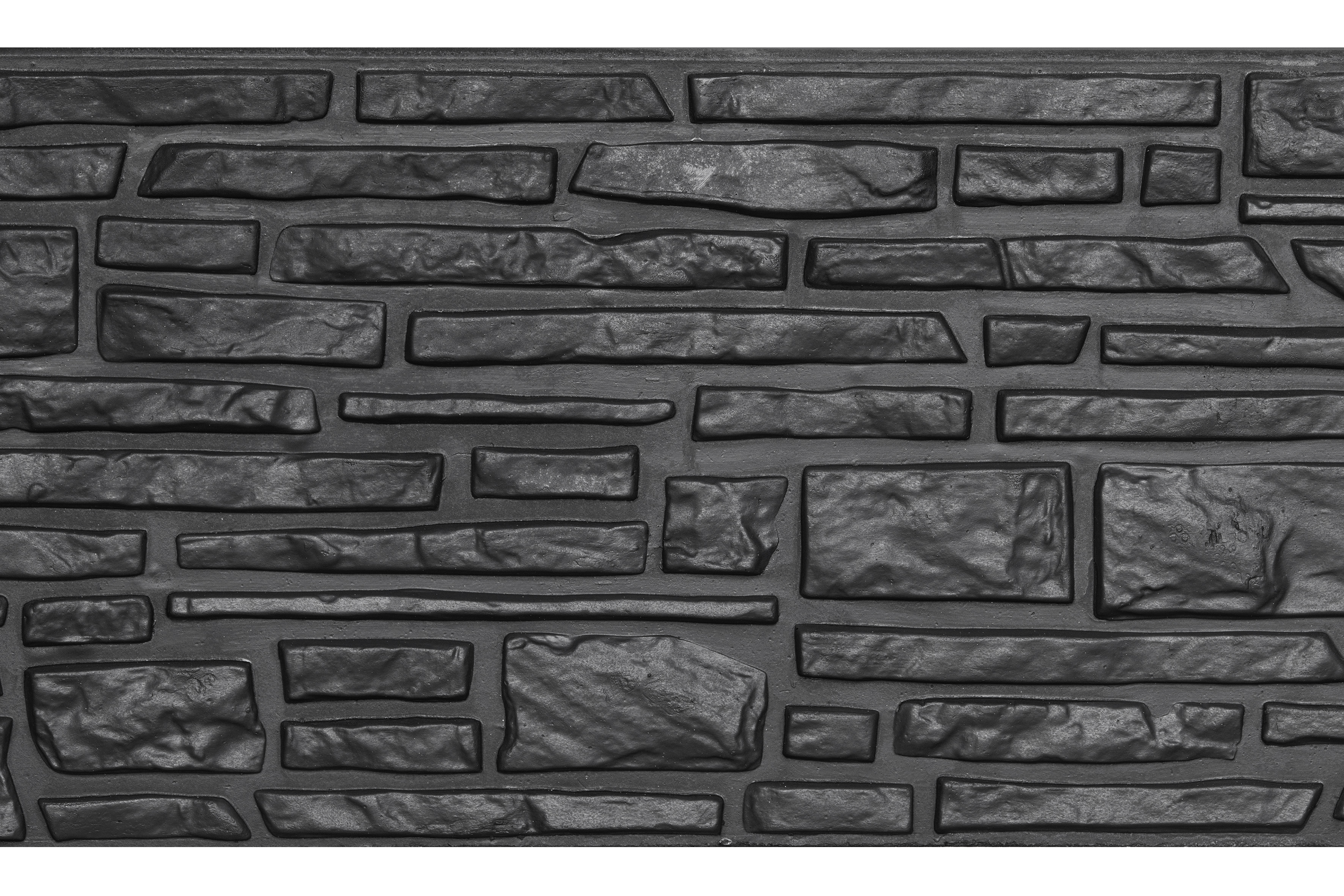 Berton©-motiefplaat smal antraciet gecoat H26 x D3,5 x L184 cm Rustico Berton©-motiefplaat smal antraciet gecoat H26 x D3,5 x L184 cm Rustico