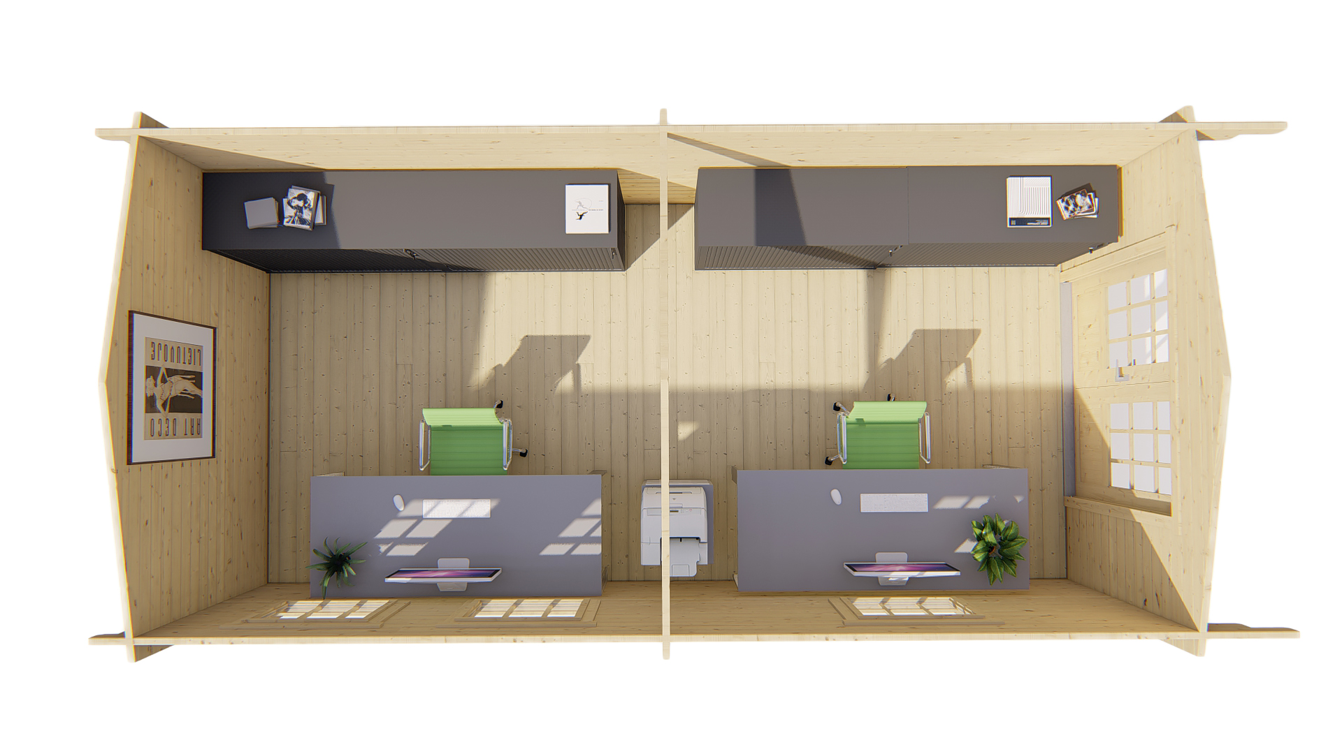 Blokhut - Tuinhuis Rick | 40 mm | onbehandeld