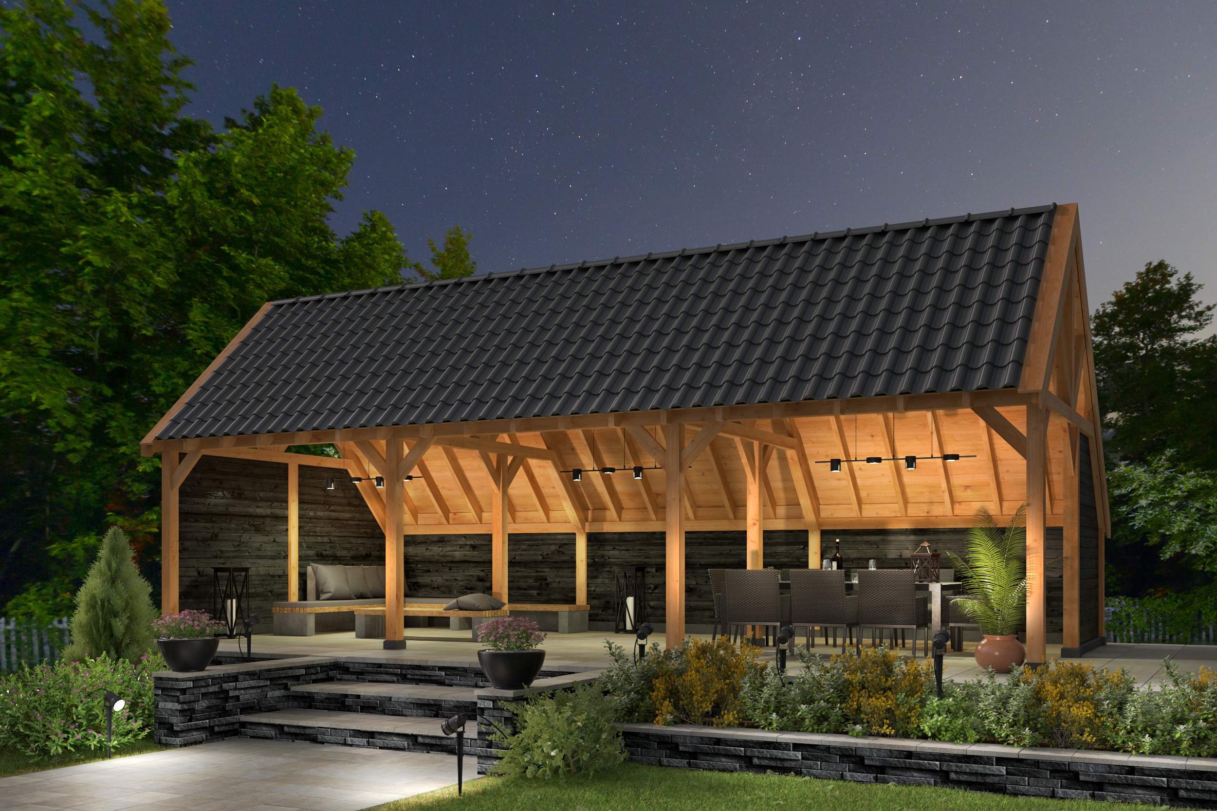 Red Class Laube XXL, Typ 6, Schwarz