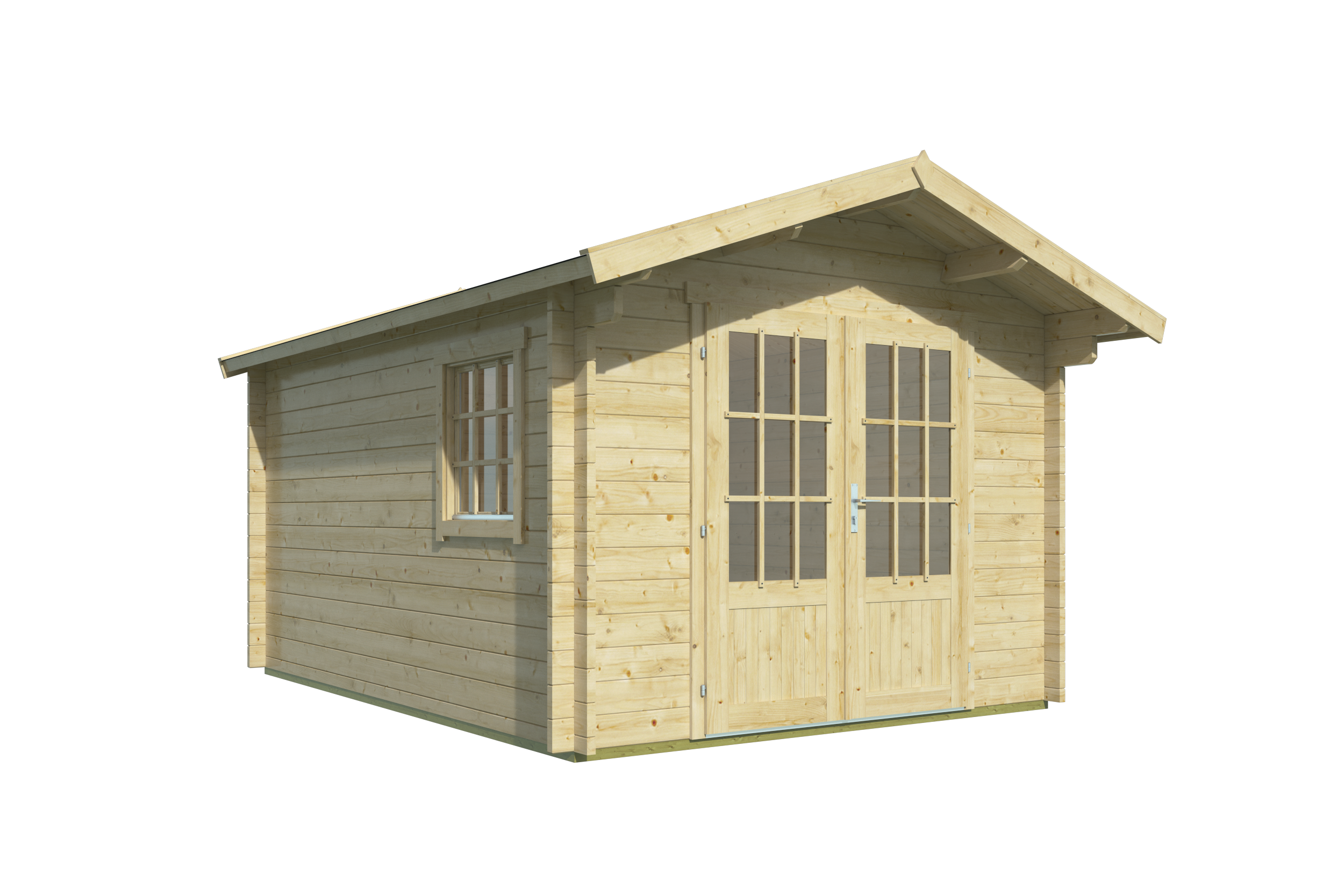 Blokhut - Tuinhuis Peggie | 40 mm | honinggeel geïmpregneerd