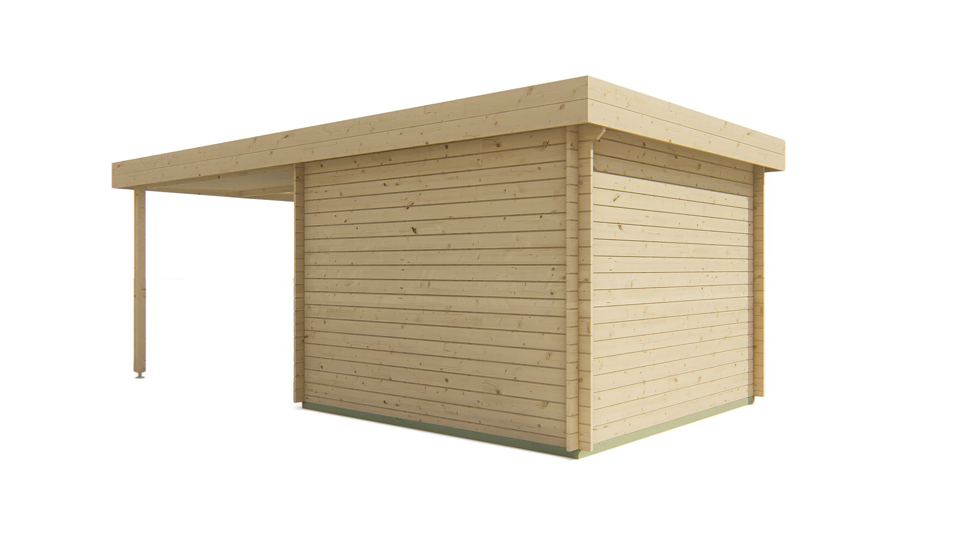 Blokhut - Tuinhuis Dellinger | 28 mm | vuren honinggeel geïmpregneerd Blokhut - Tuinhuis Dellinger | 28 mm | vuren honinggeel geïmpregneerd
