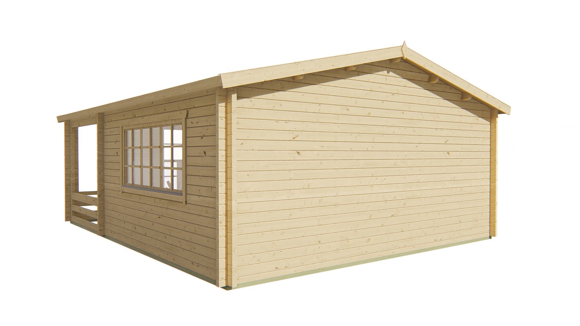 Blokhut - Tuinhuis Nottingham | 58 mm | vuren Red Class Wood geïmpregneerd Blokhut - Tuinhuis Nottingham | 58 mm | vuren Red Class Wood geïmpregneerd