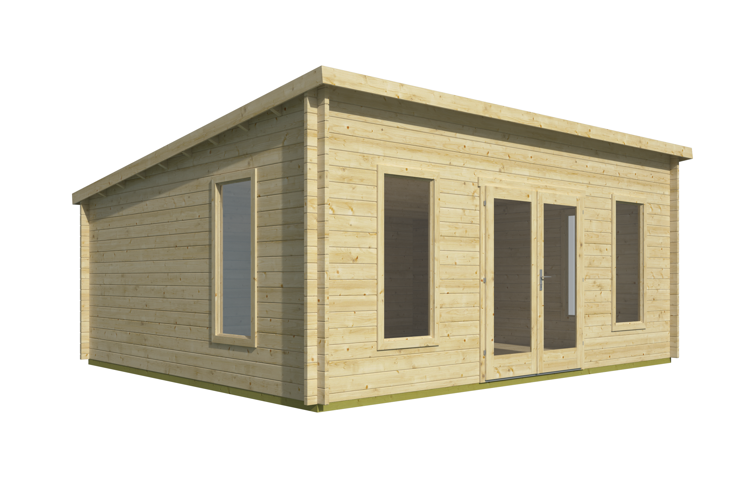 Blokhut - Tuinhuis Calpe | 44 mm | onbehandeld