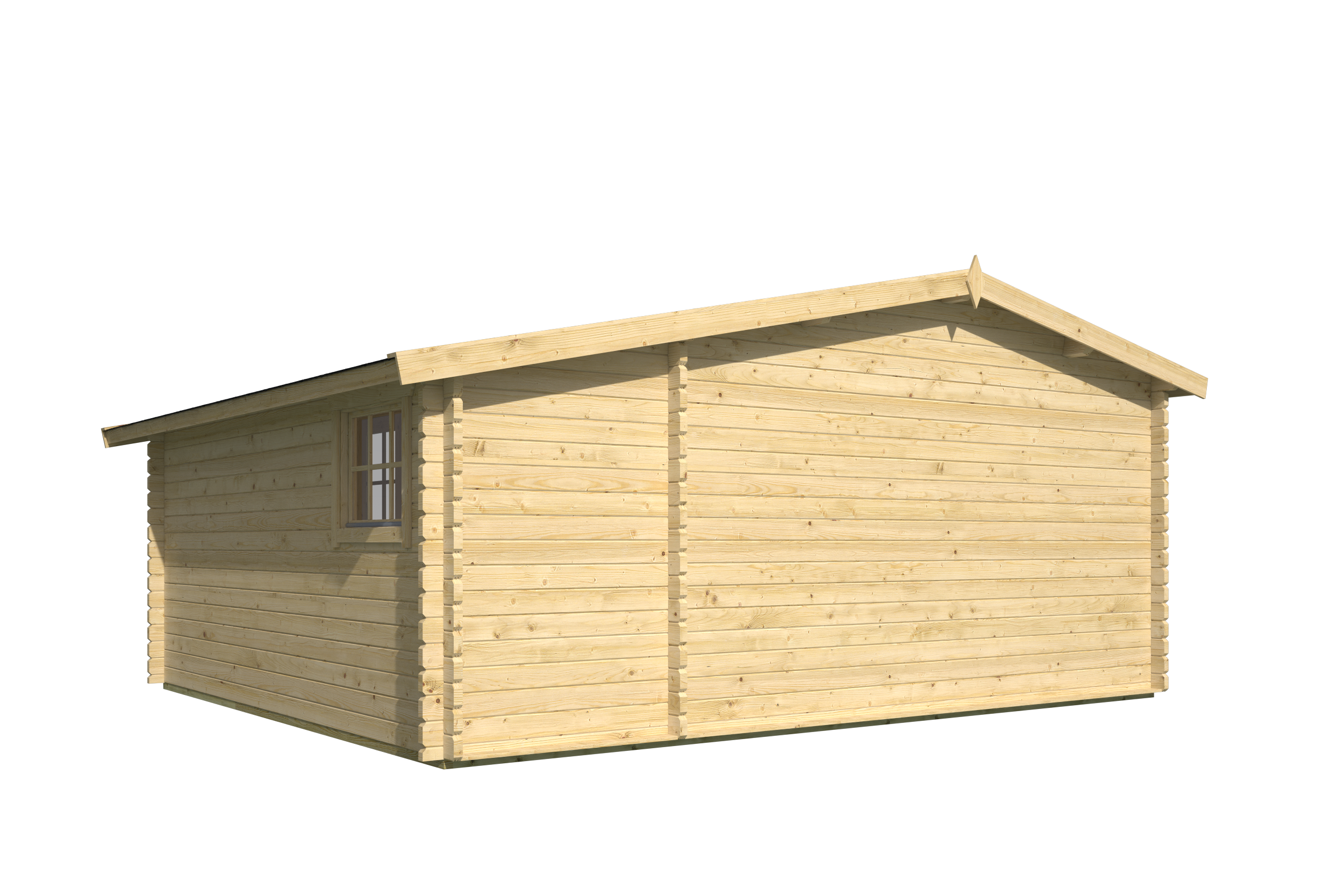 Blokhut - Tuinhuis Wolfgang | 44 mm | vuren Red Class Wood geïmpregneerd Blokhut - Tuinhuis Wolfgang | 44 mm | vuren Red Class Wood geïmpregneerd