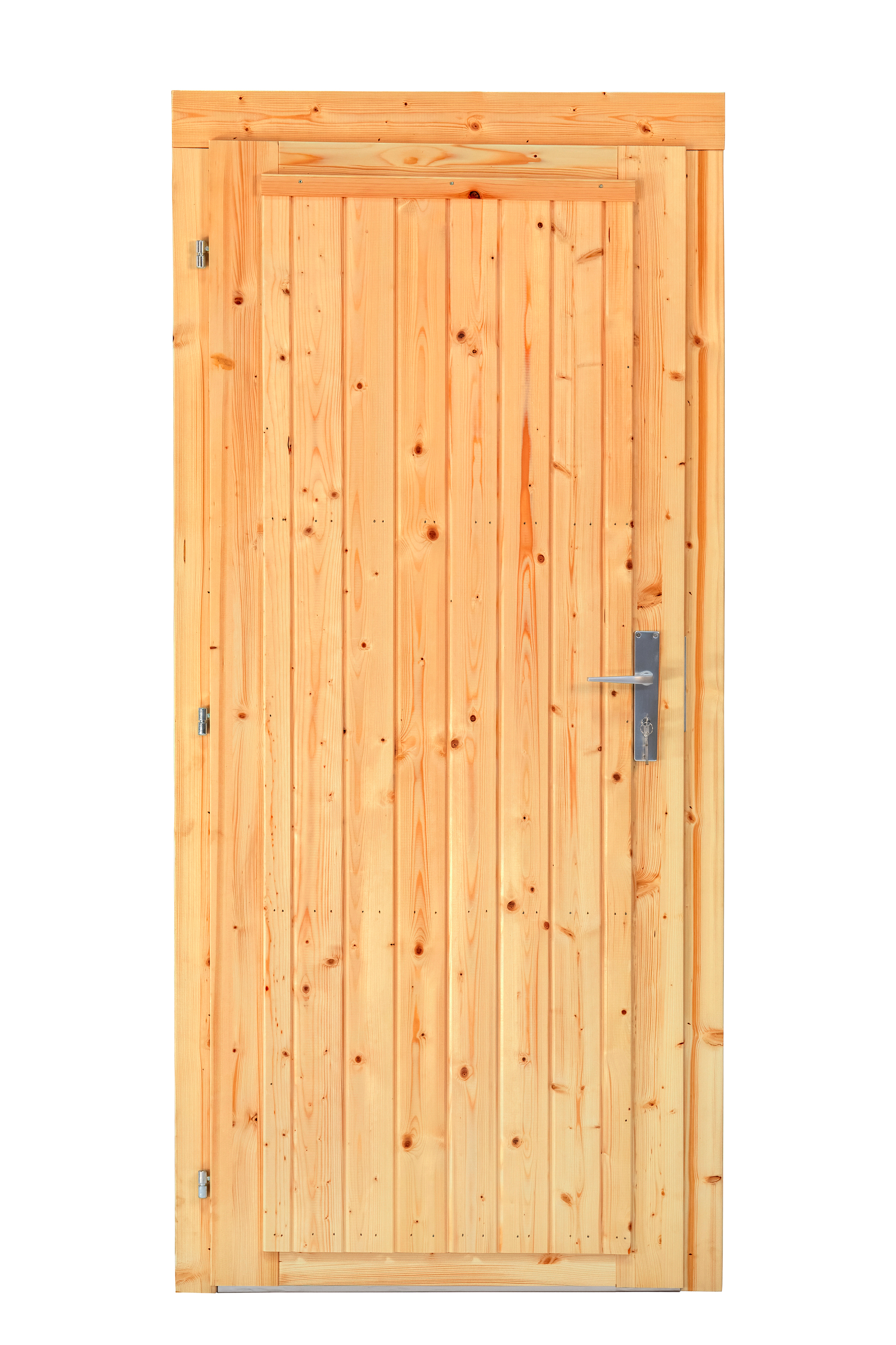 Deur enkel D5 LS vuren 90,5 x 196 cm | Red Class Wood geïmpregneerd