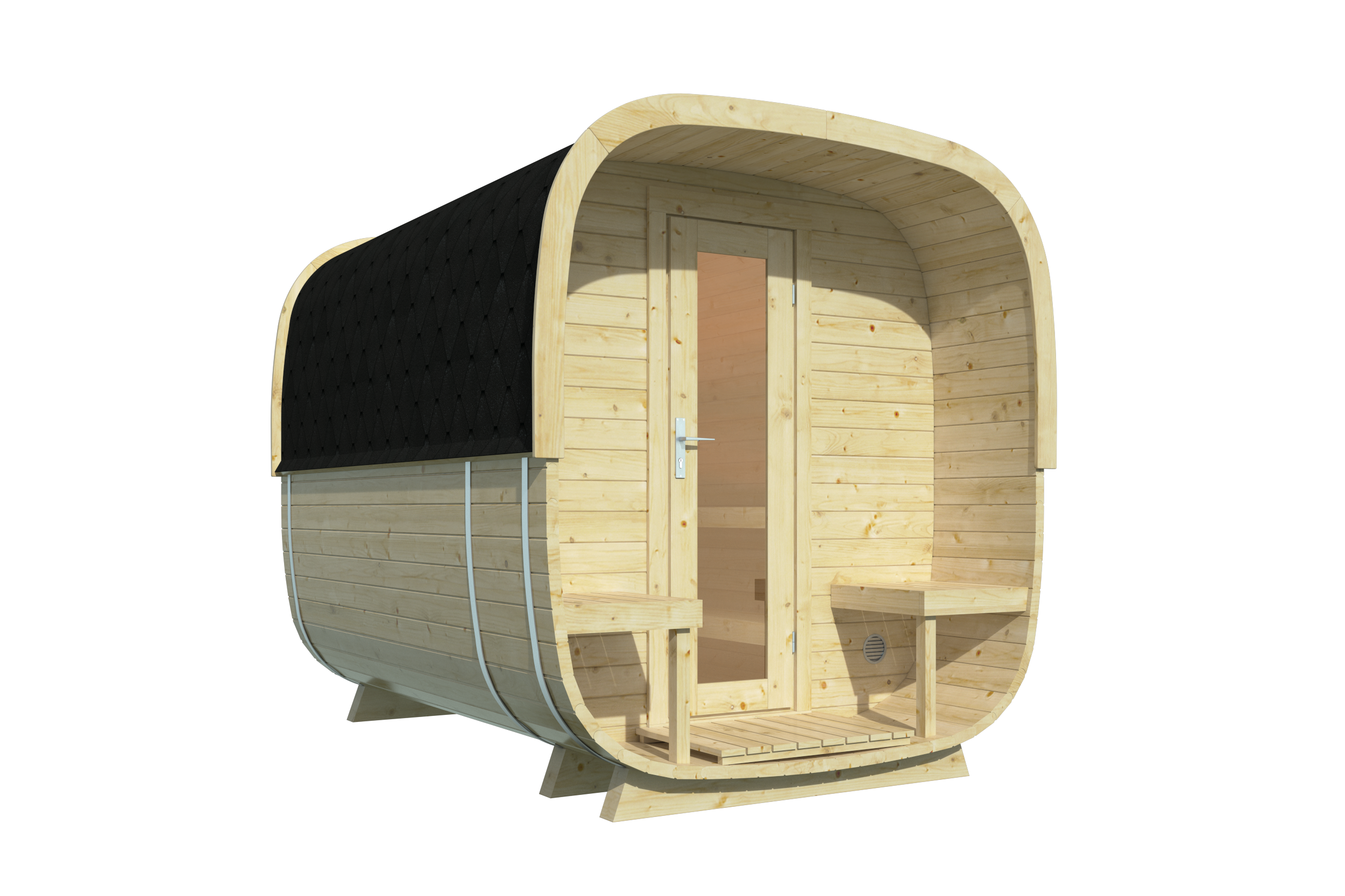 CUBE sauna 280cm - spruce Rovaniemi