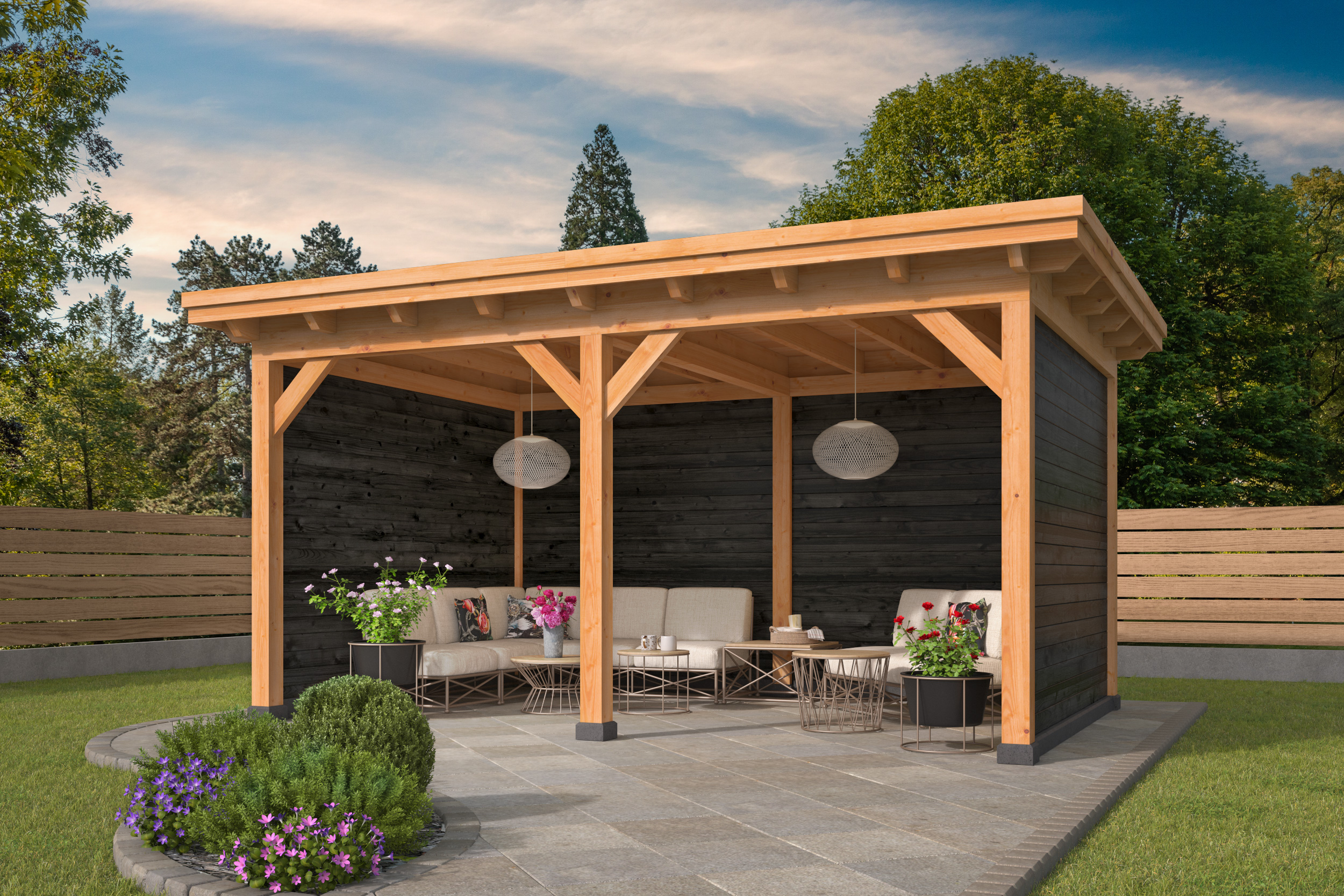 Red Class Flat Roof XL, type 4, Black