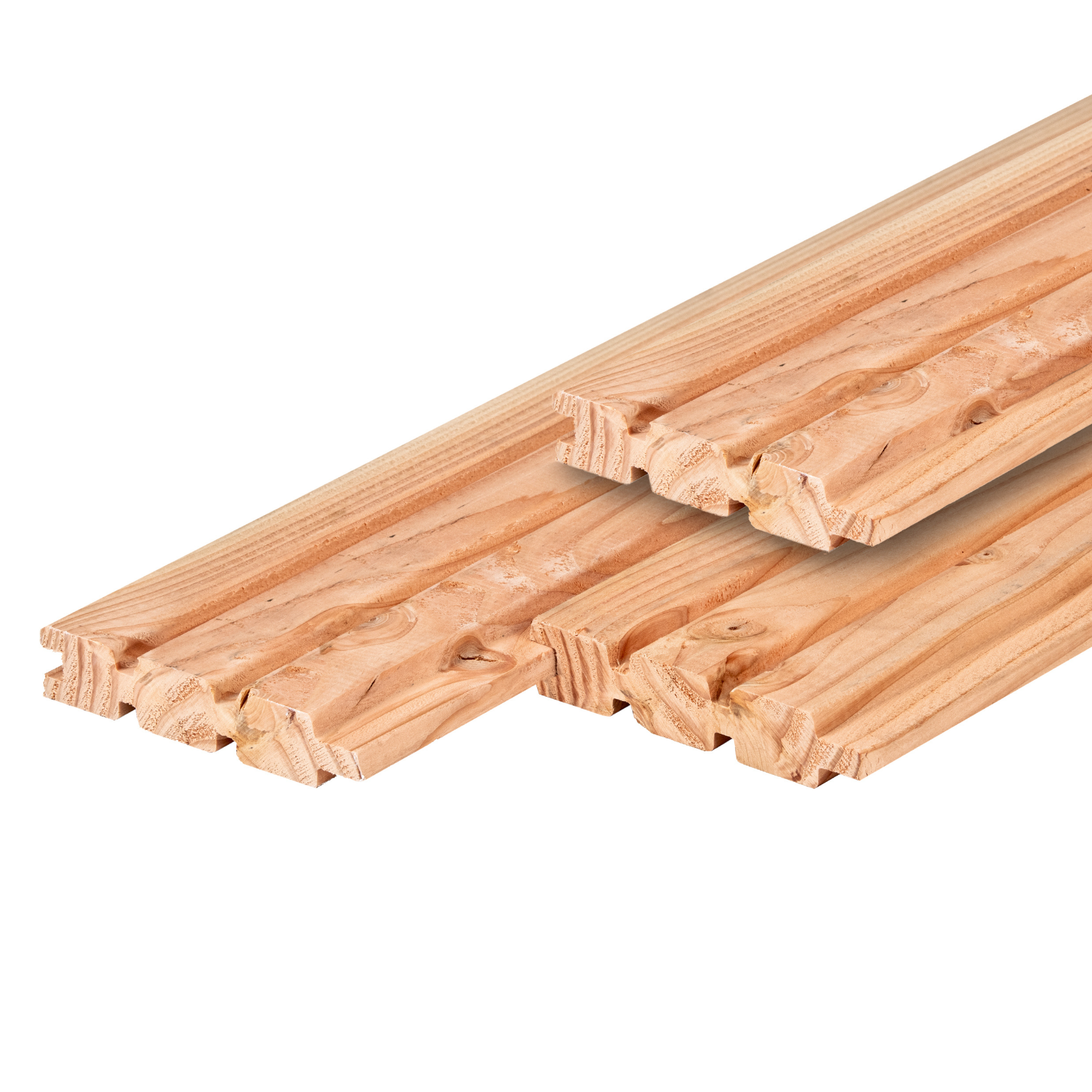 Douglasie Dreifachprofil 2,8 x 14,5 x 224 cm, getrocknet, gehobelt