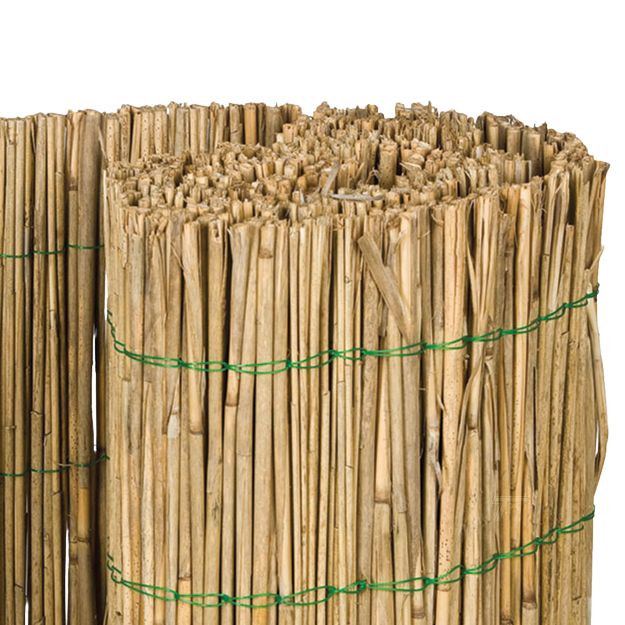 Rieten decoratiematten op rol, dubbelvoudig H200 x L200 cm
