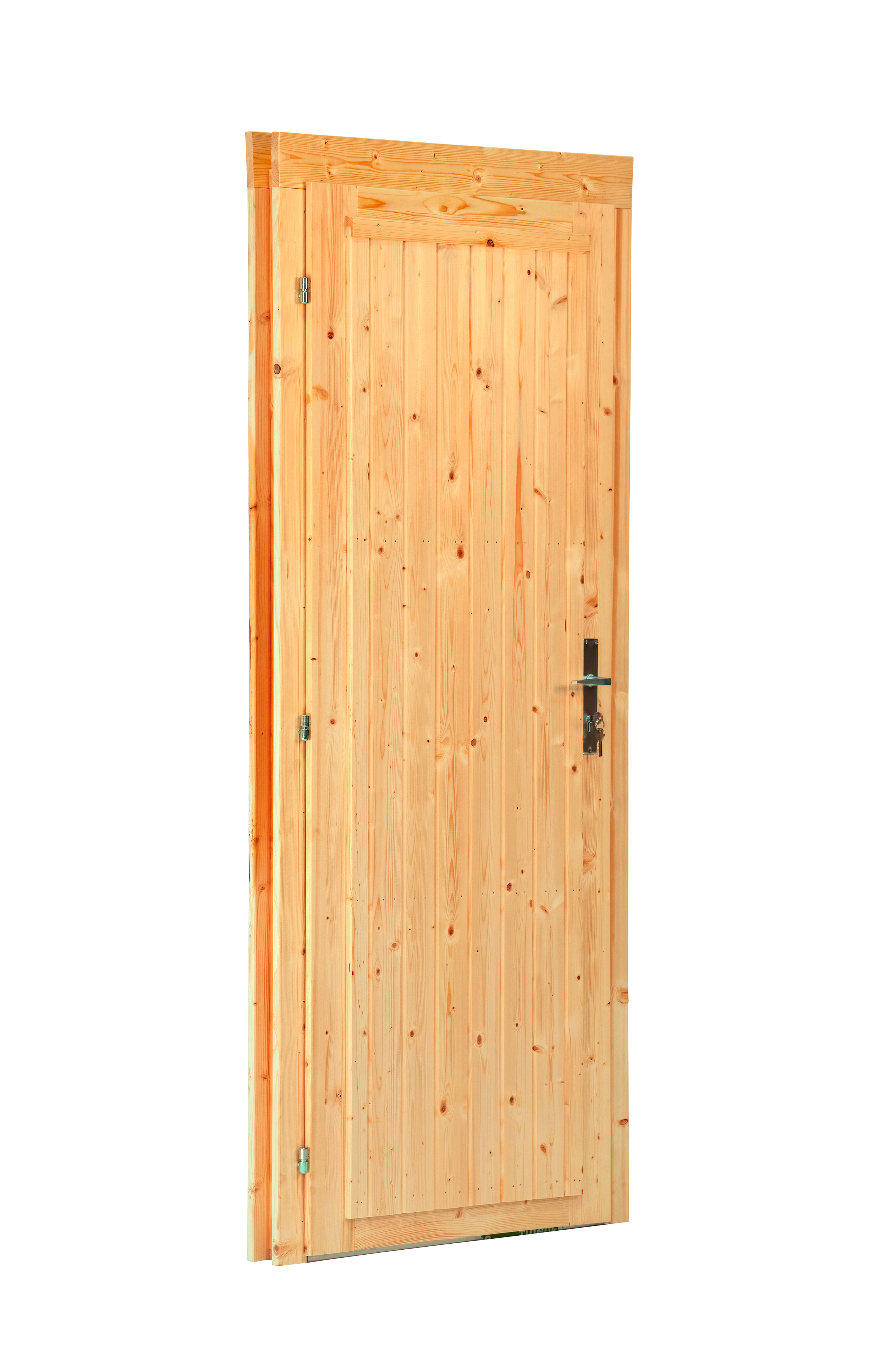 Deur enkel D5 LS vuren 90,5 x 196 cm | Red Class Wood geïmpregneerd