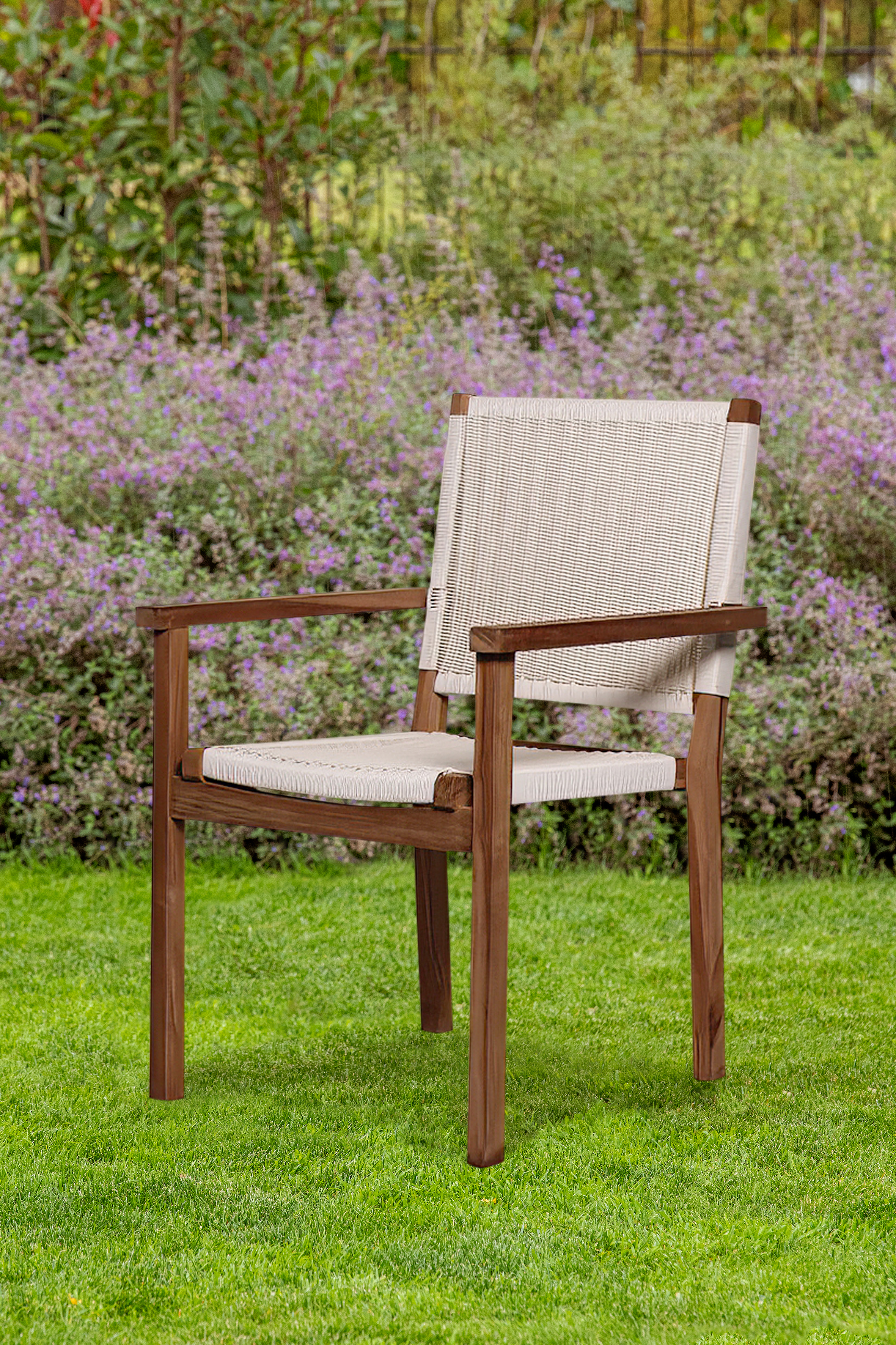 Teak garden chair Riau (set of 2 chairs)