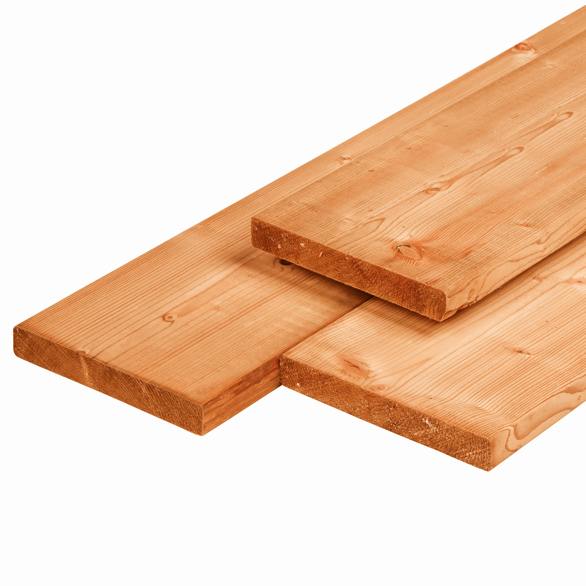 Red Class Wood ME vuren vlonderplank 2,8 x 19,5 x 300 cm, gedroogd, geïmpregneerd, 3 zijden geschaafd, 1 zijde fijnbezaagd