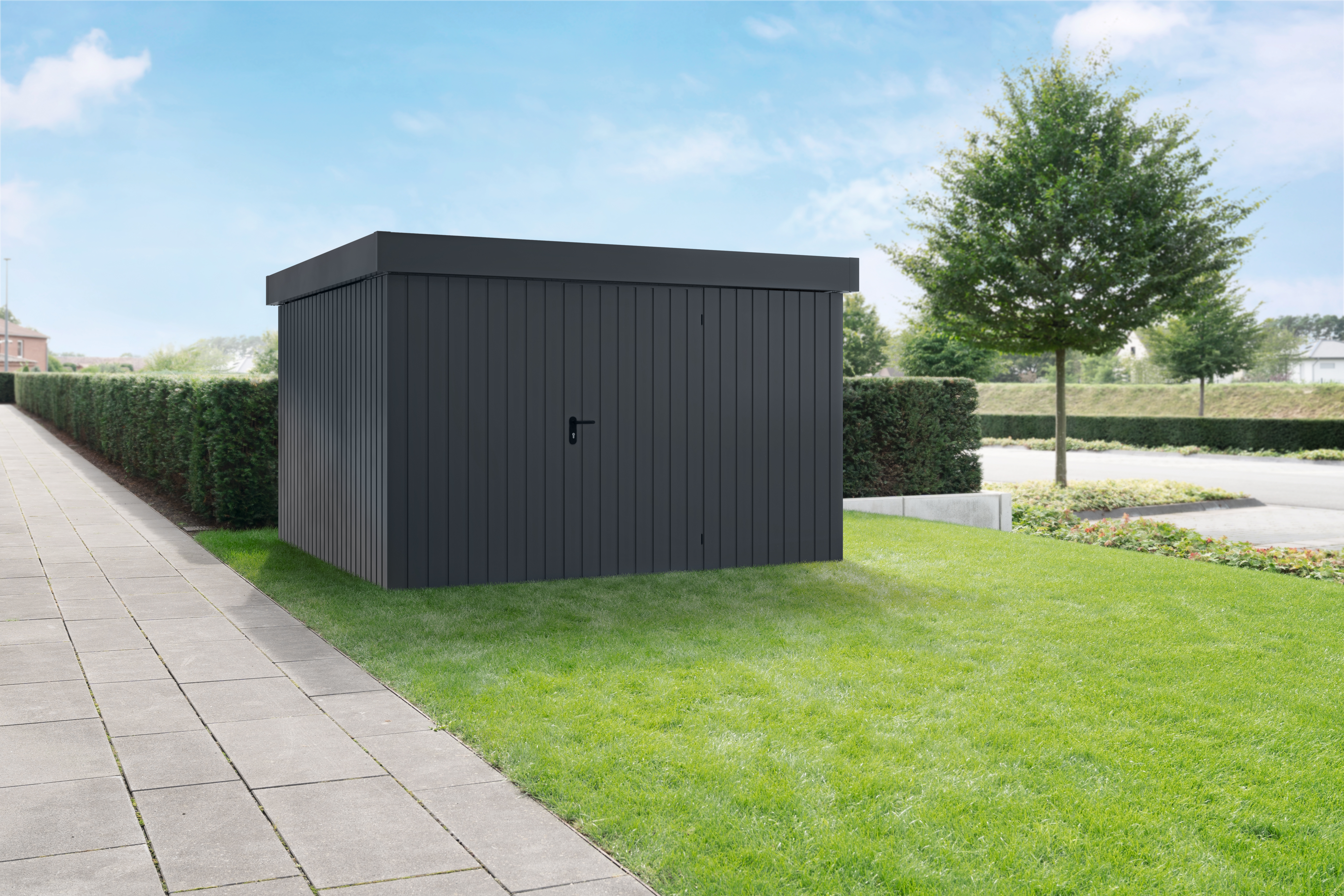 EcoStar Euroline Garden Shed EFD4 Trend 214 x 166 cm