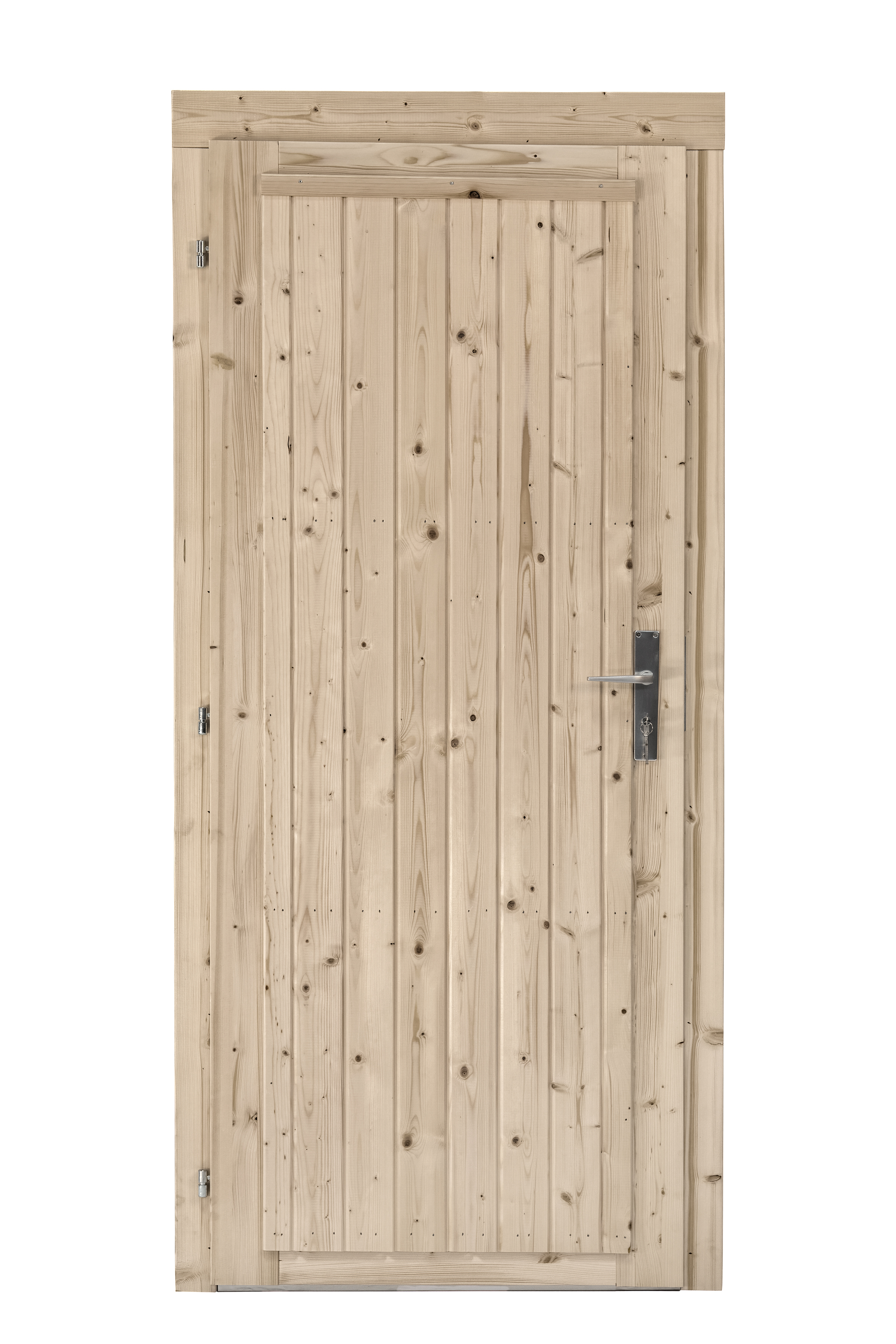 Deur enkel D5 LS vuren 90,5 x 196 cm | grijs geïmpregneerd
