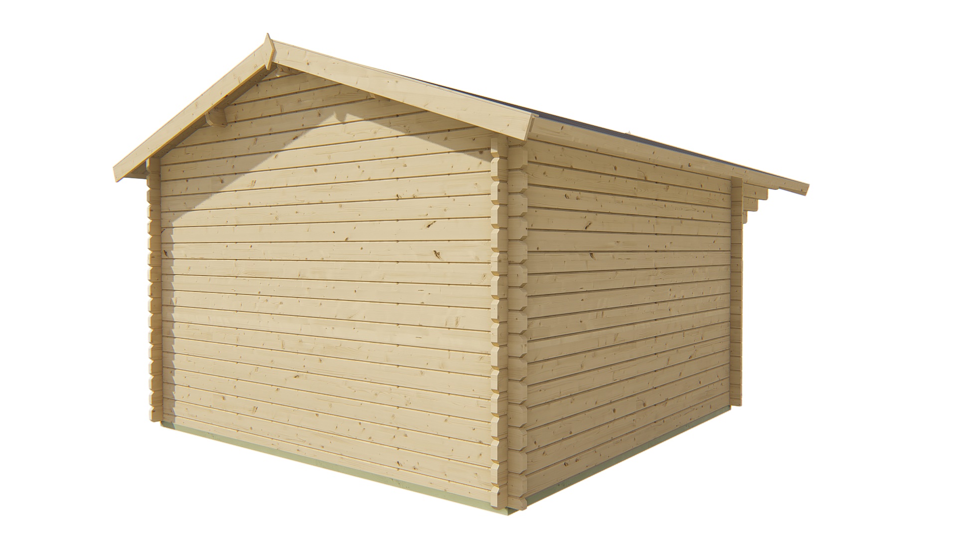 Blokhut - Tuinhuis Sören | 44 mm | vuren groen geïmpregneerd Blokhut - Tuinhuis Sören | 44 mm | vuren groen geïmpregneerd