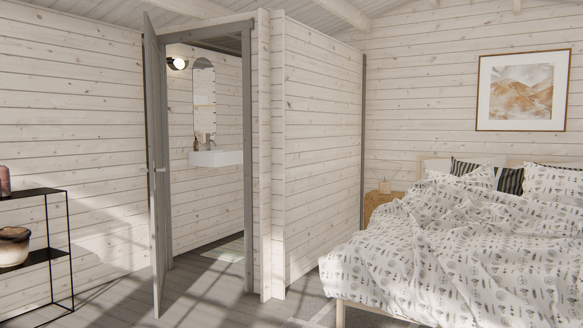 Blokhut Toilet Kit Big | 28 mm | onbehandeld