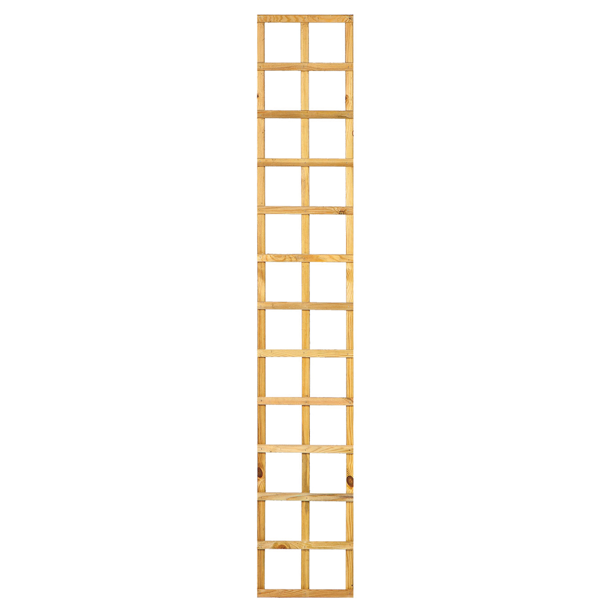 Trellis recht, lamel 1,3 x 2,5 cm grenen groen geïmpregneerd H180 x B30 cm