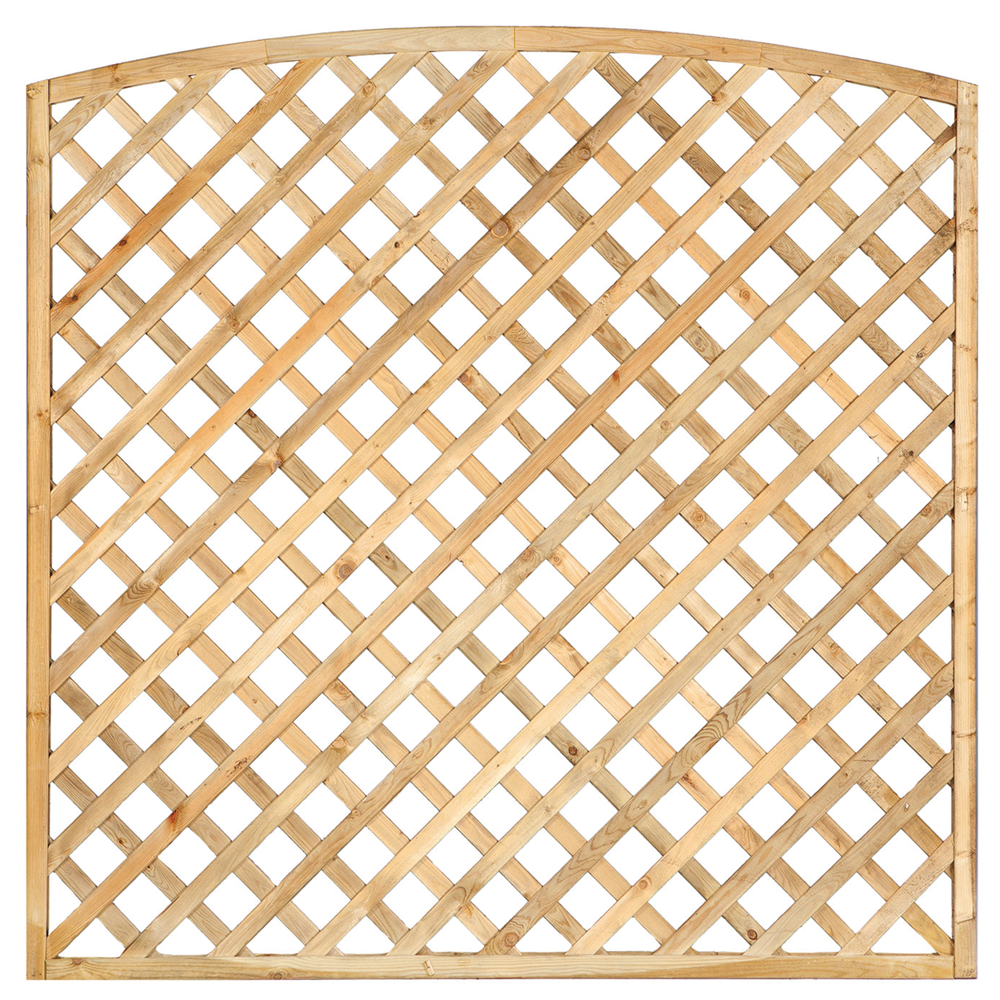 Spalier diagonal mit gebogenem Rahmen, H 60 cm