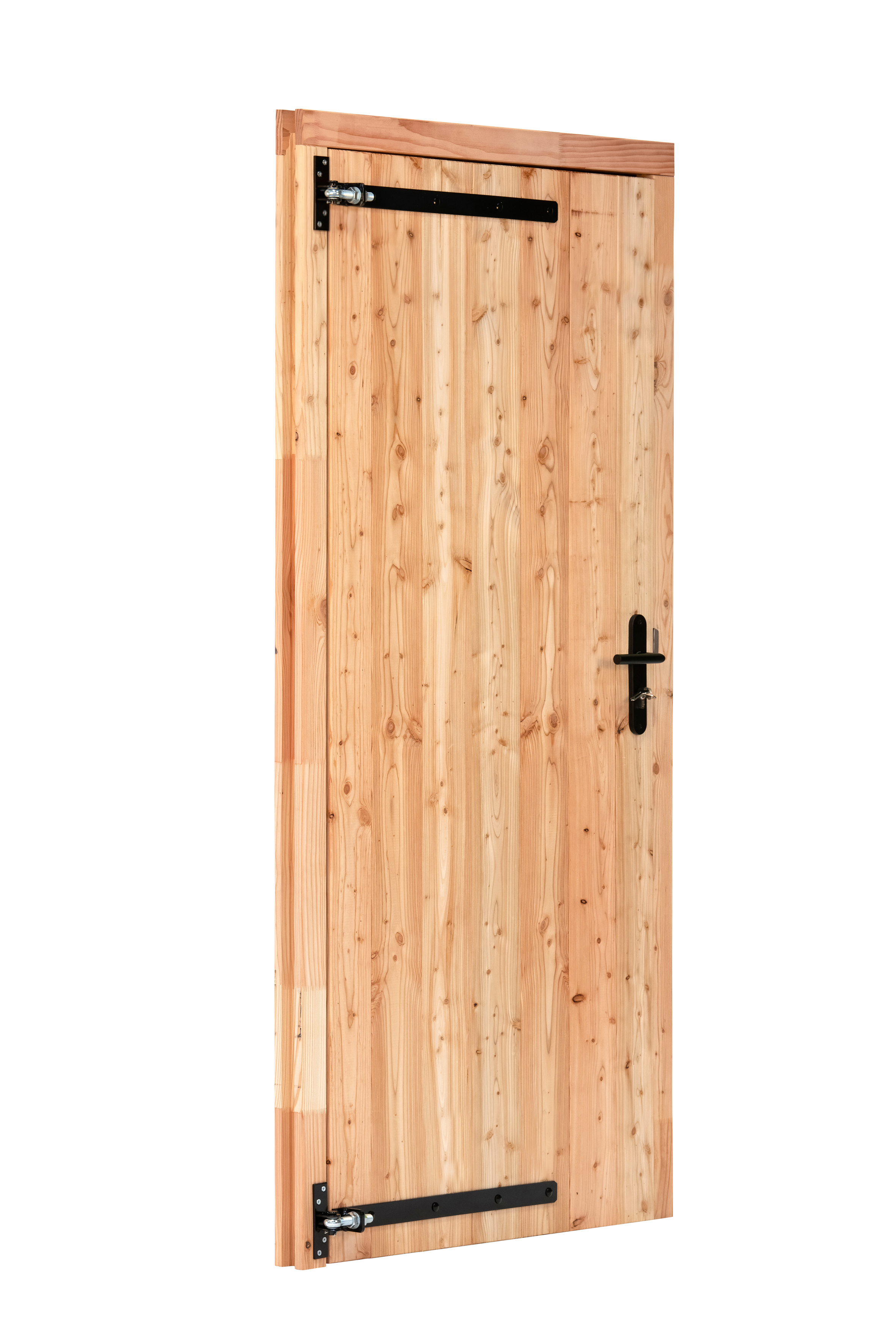 Braced door single LH Red Class Wood 100x205cm