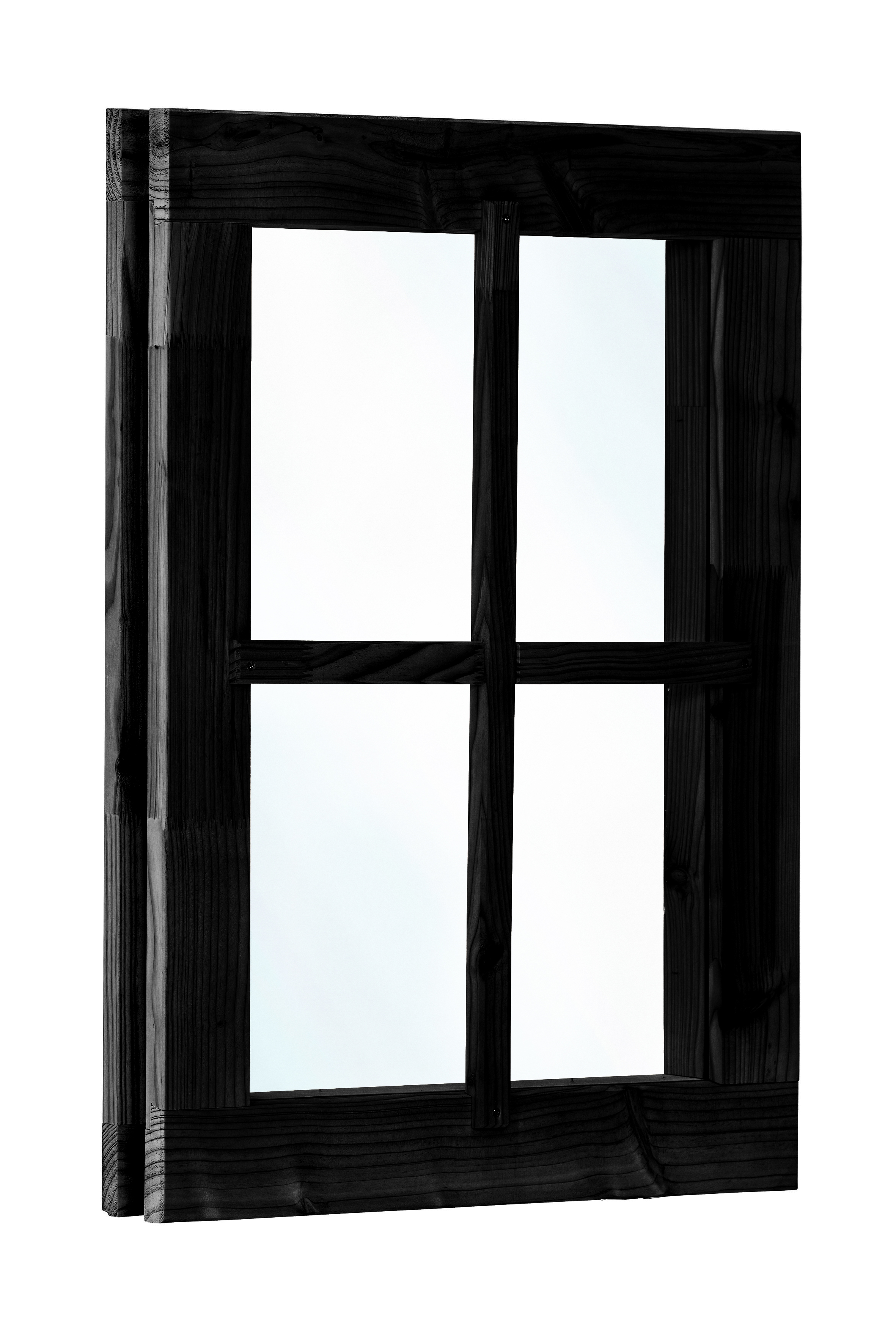 Vast raam enkel zwart lariks 59.2x76.2cm
