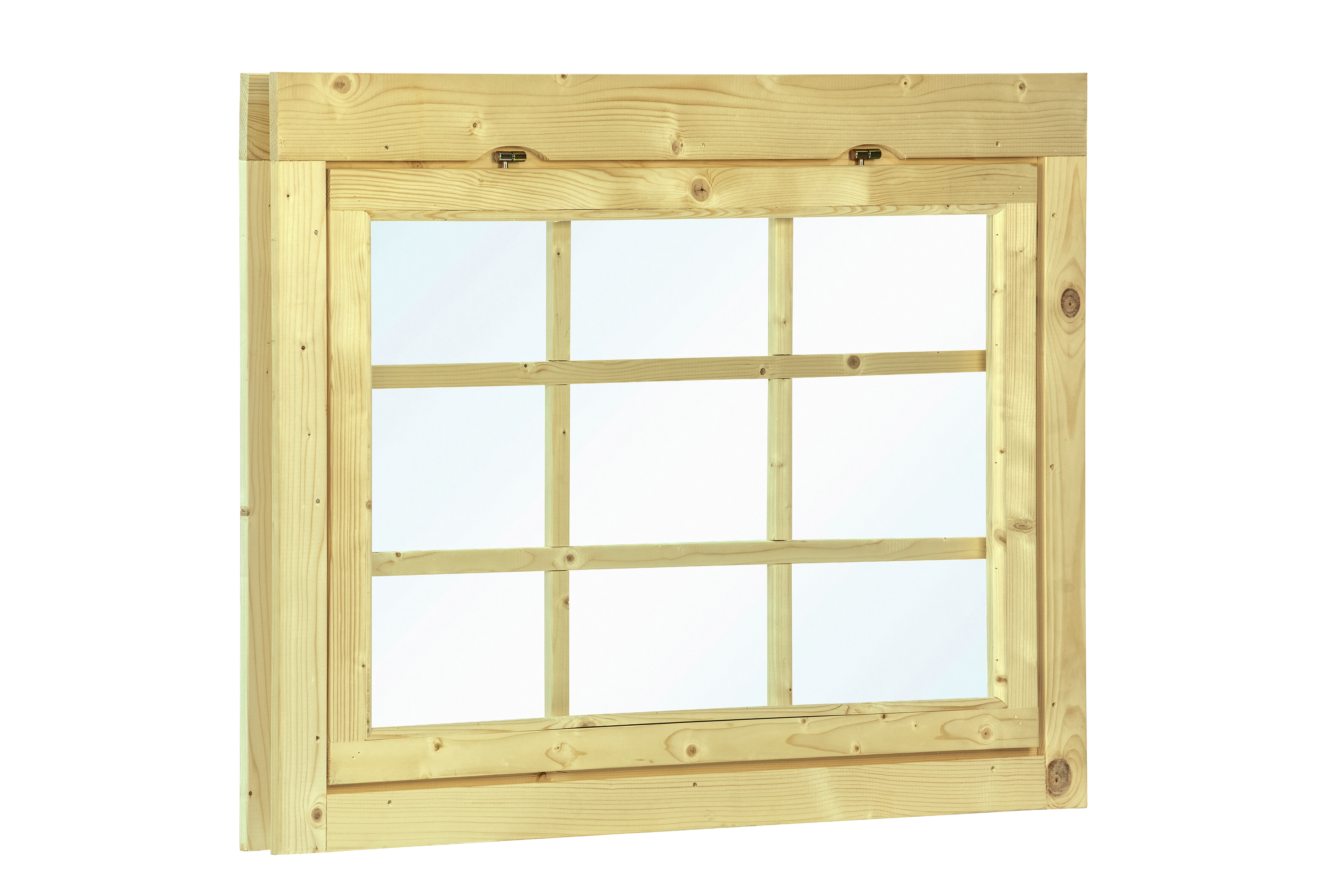 Uitzetraam enkel W2 vuren 119,5 x 87 cm | groen geïmpregneerd