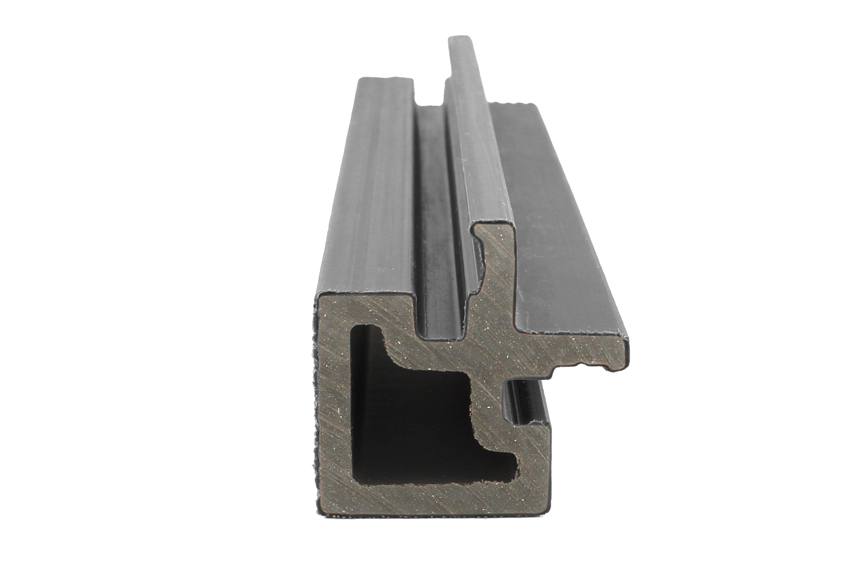 PuraTech composiet hoekprofiel 6,7 x 6,7 x 290 cm, Dark Grey