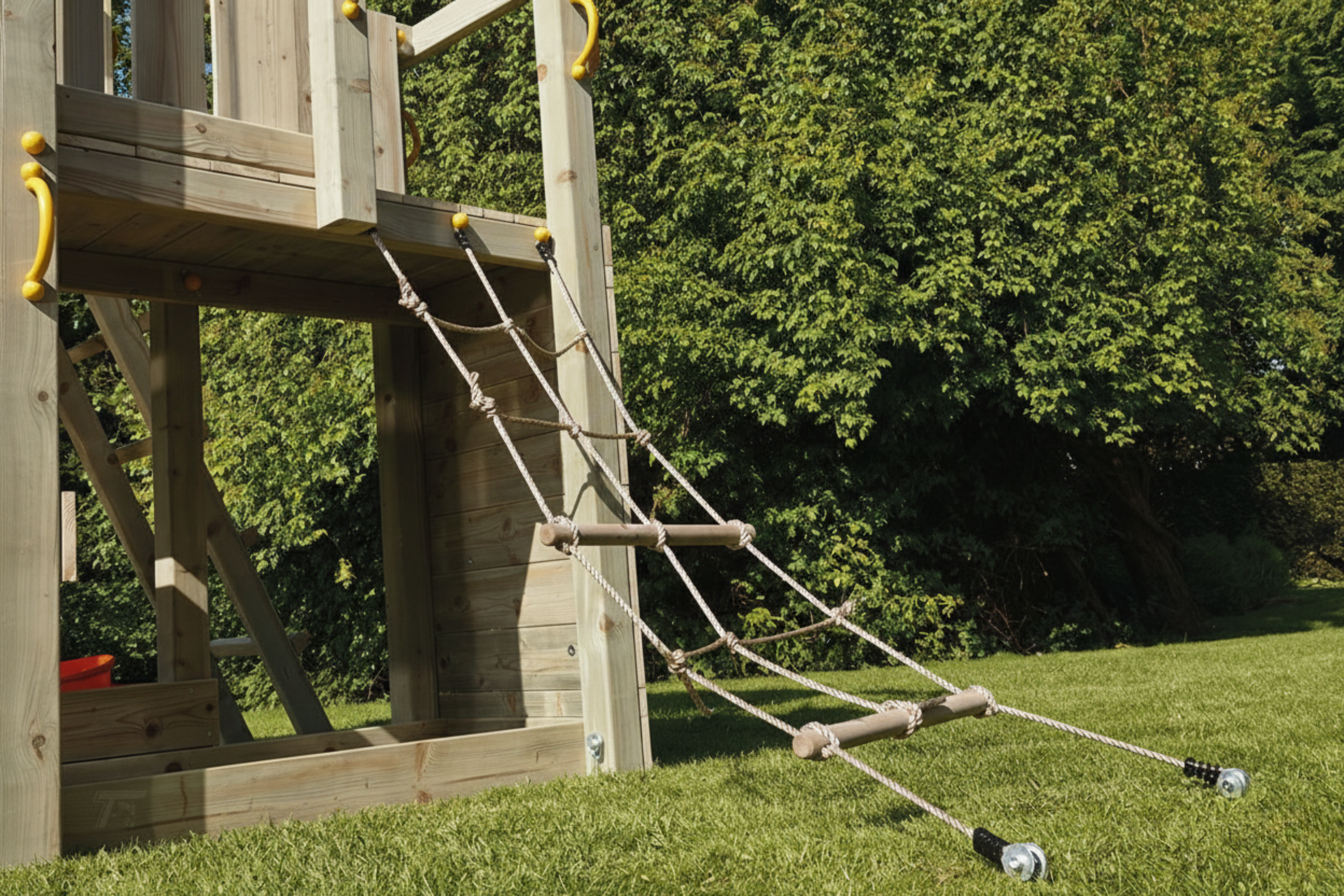 Anbau-Kletterwand für Spielturm Bausatz Net