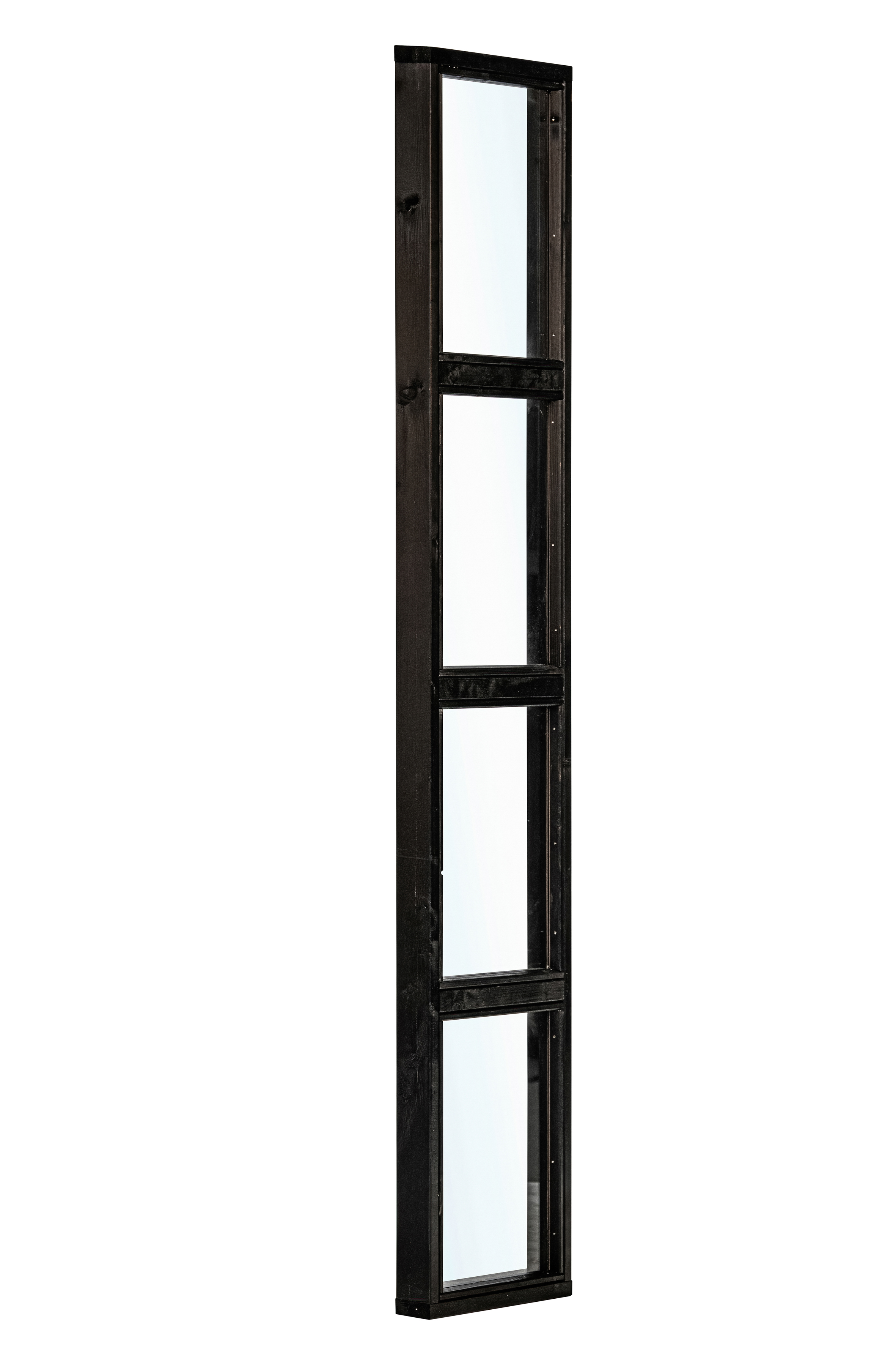 Wandmodule modern zwart 45x224cm