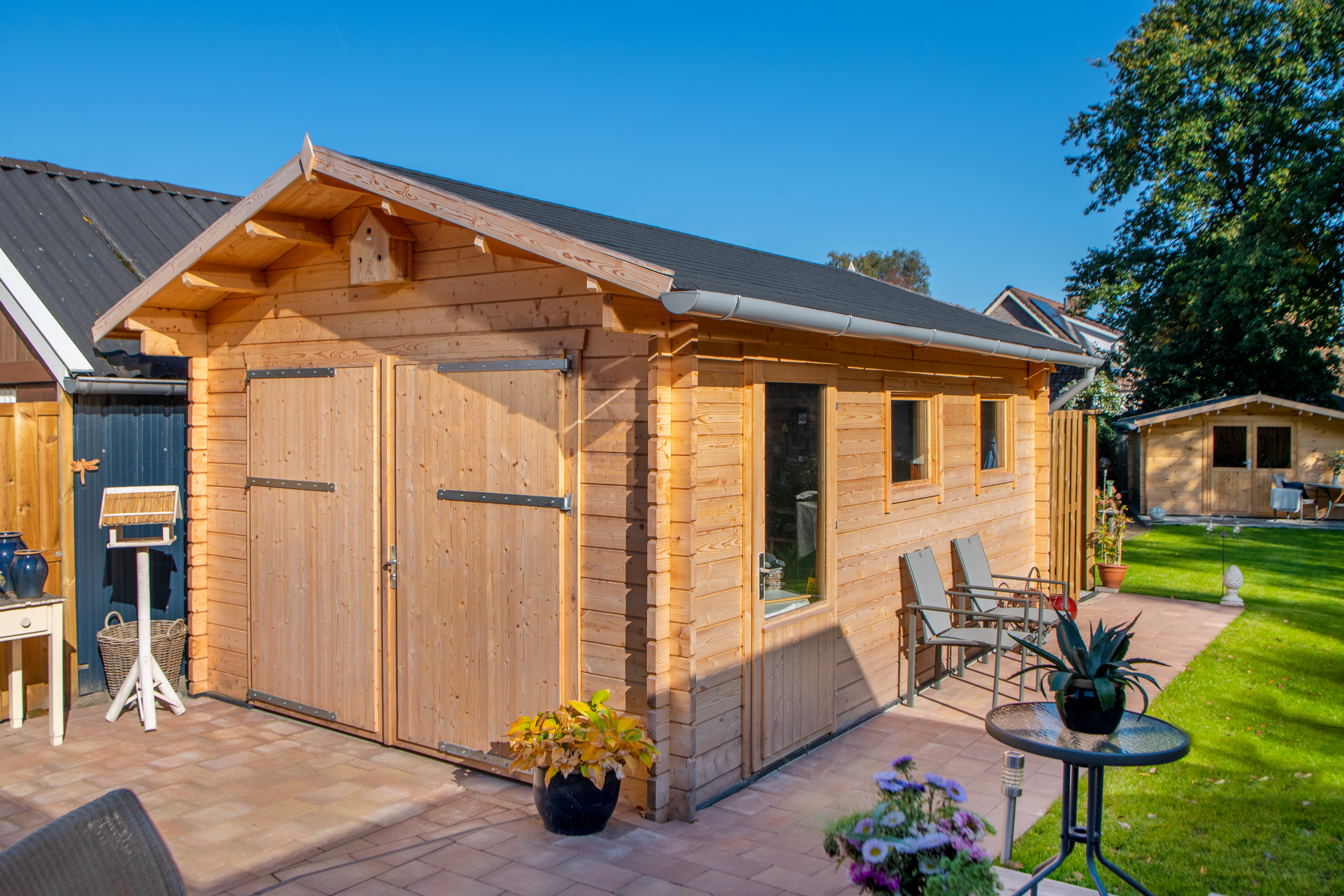 Garage Geir | 44 mm | vuren Red Class Wood geïmpregneerd Garage Geir | 44 mm | vuren Red Class Wood geïmpregneerd