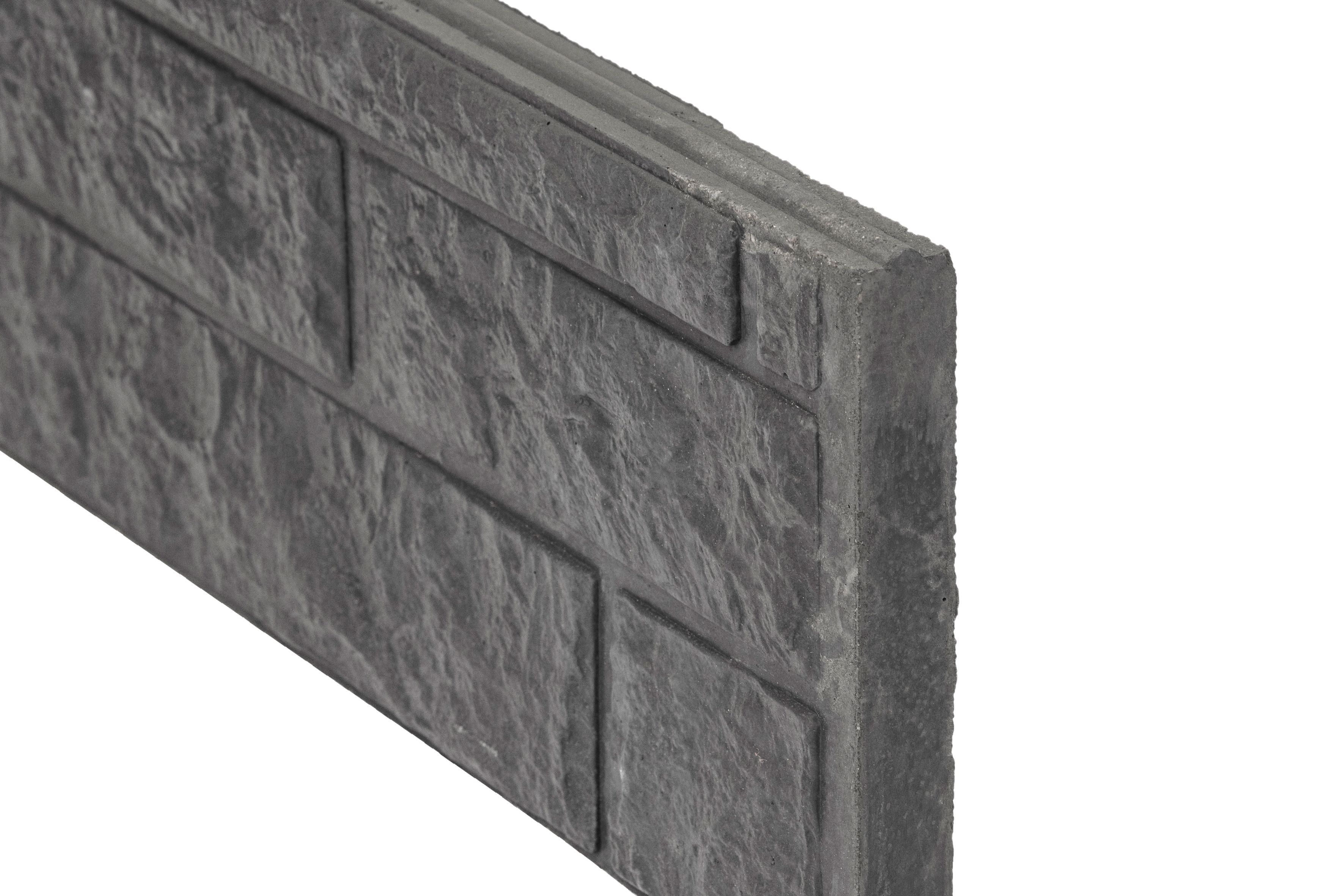 Berton Anthracite Rock Face Panel 180