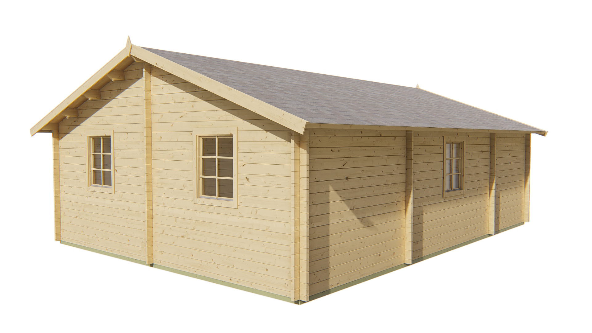 Blokhut - Tuinhuis Malaga | 44 mm | Red Class Wood geïmpregneerd Blokhut - Tuinhuis Malaga | 44 mm | Red Class Wood geïmpregneerd