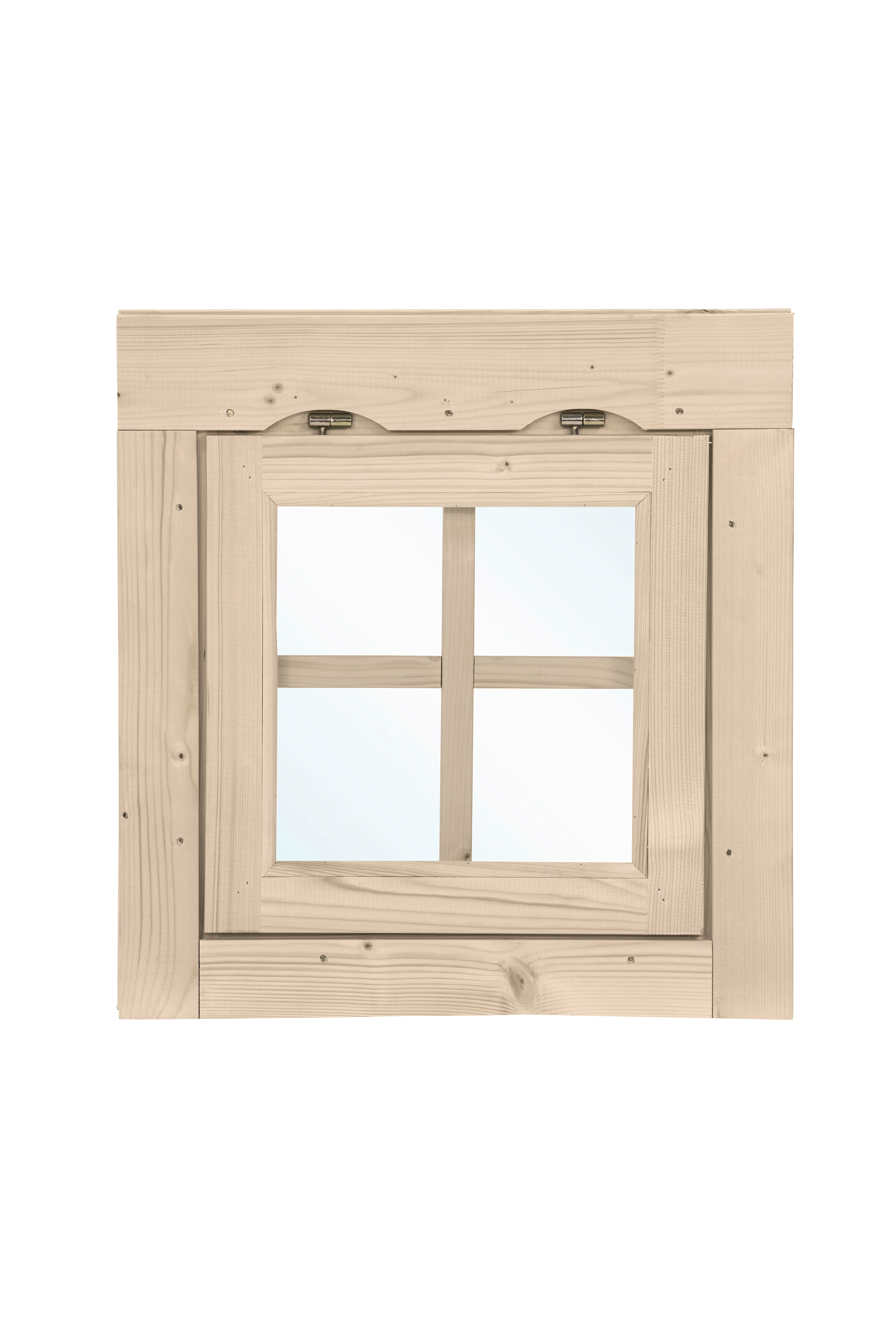 Uitzetraam enkel W4 vuren 57 x 57 cm | grijs geïmpregneerd