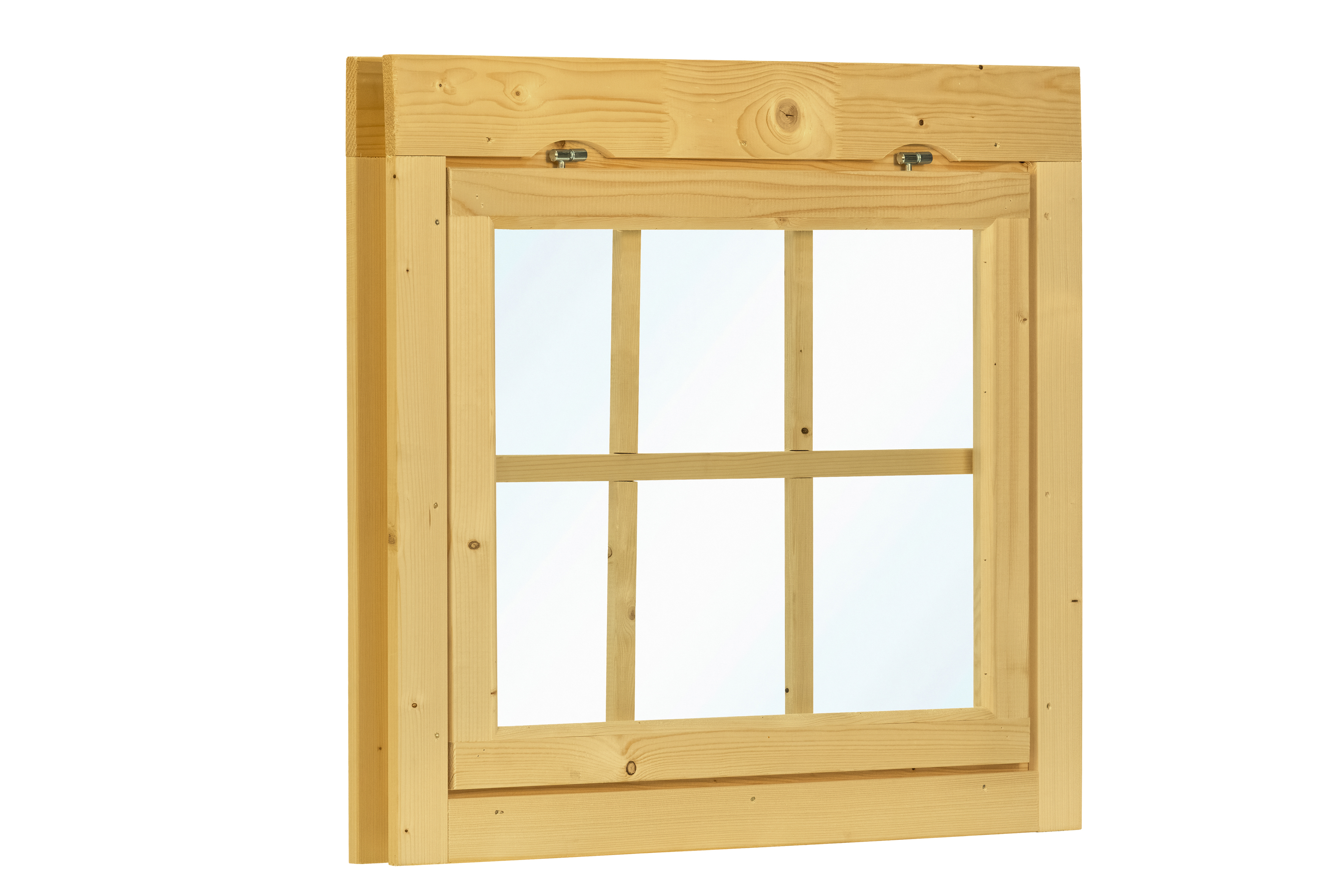 Uitzetraam enkel W3 vuren 93 x 77 cm | honinggeel geïmpregneerd