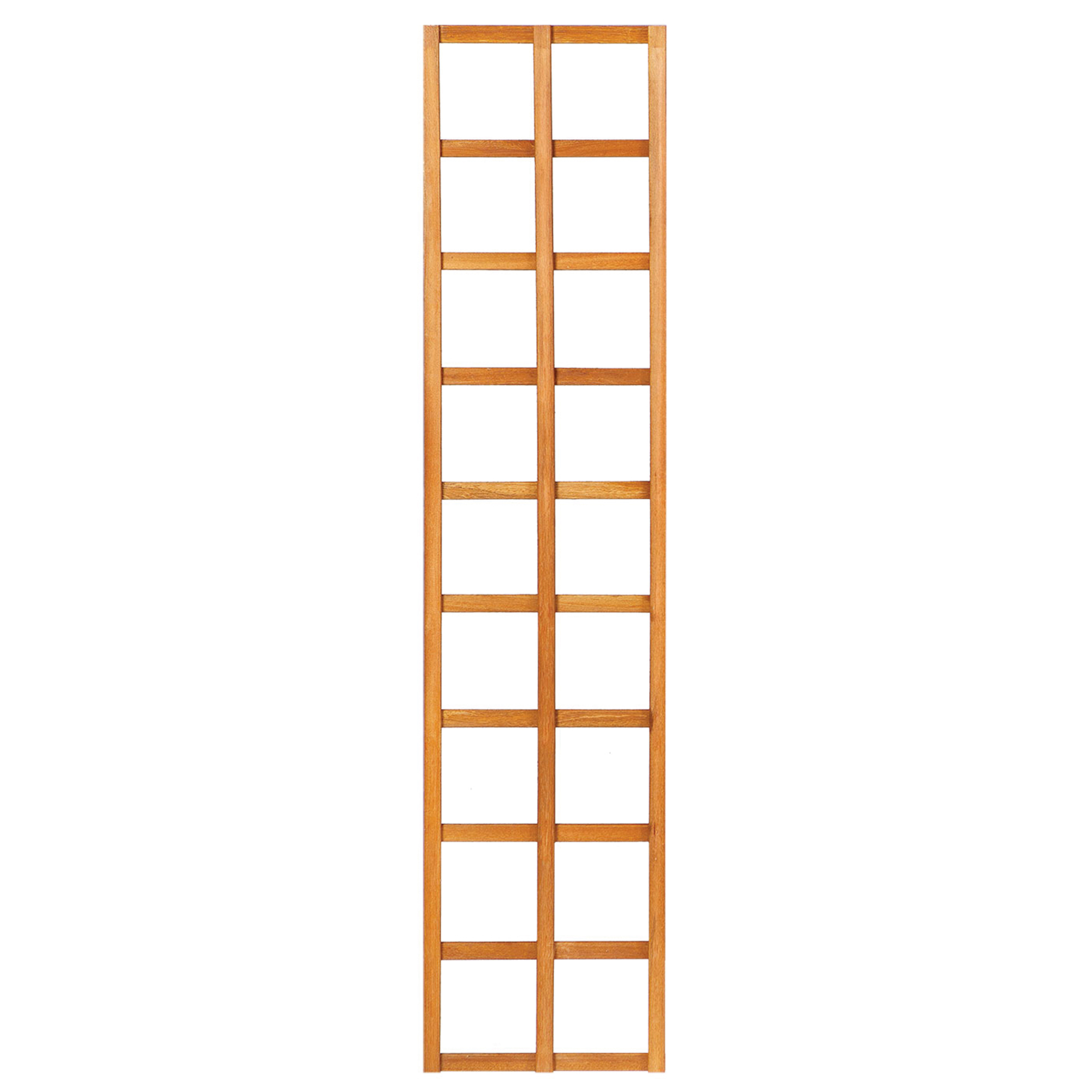 Trellis recht hardhout kunstmatig gedroogd H180 x B40 cm