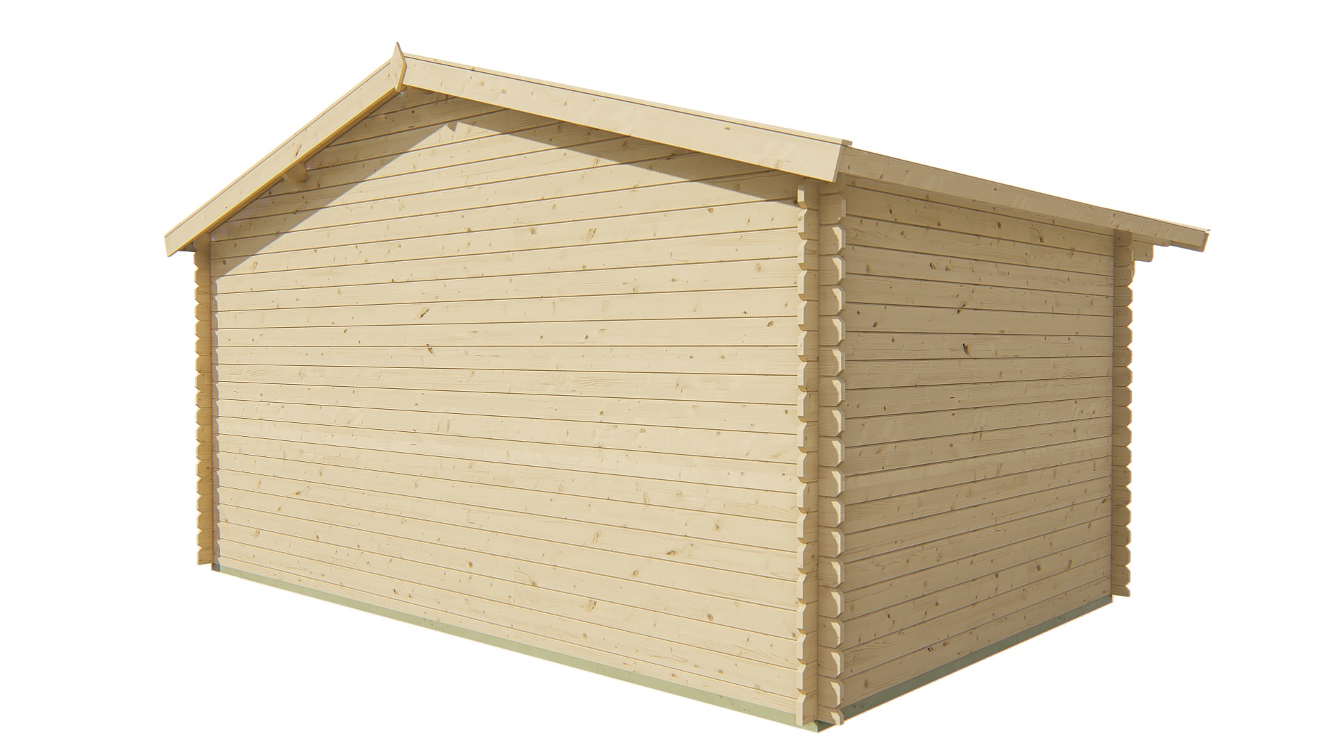 Blokhut - Tuinhuis Skyler | 28 mm | vuren honinggeel geïmpregneerd Blokhut - Tuinhuis Skyler | 28 mm | vuren honinggeel geïmpregneerd