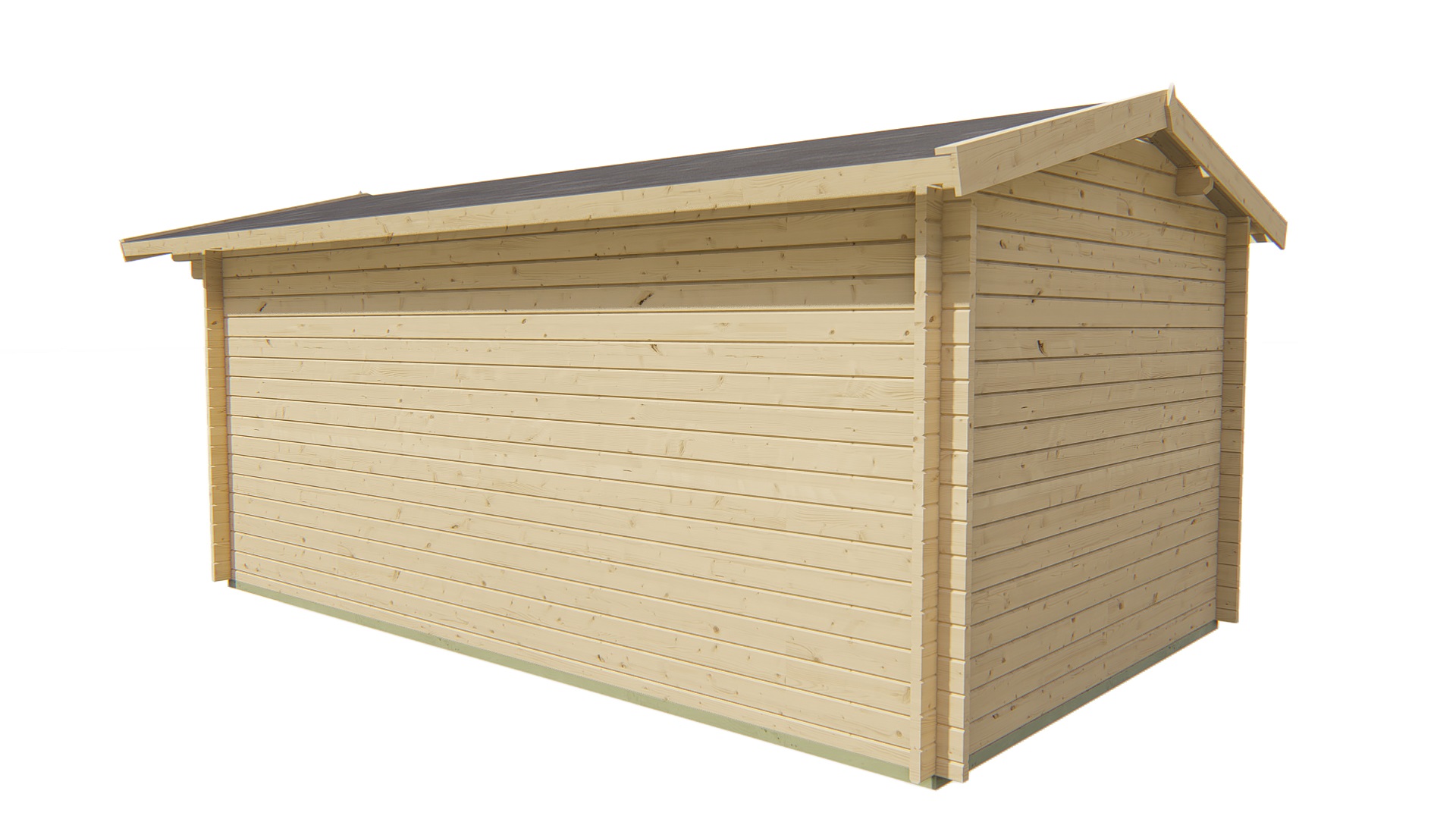 Blokhut - Tuinhuis Julia | 40 mm | vuren onbehandeld Blokhut - Tuinhuis Julia | 40 mm | vuren onbehandeld